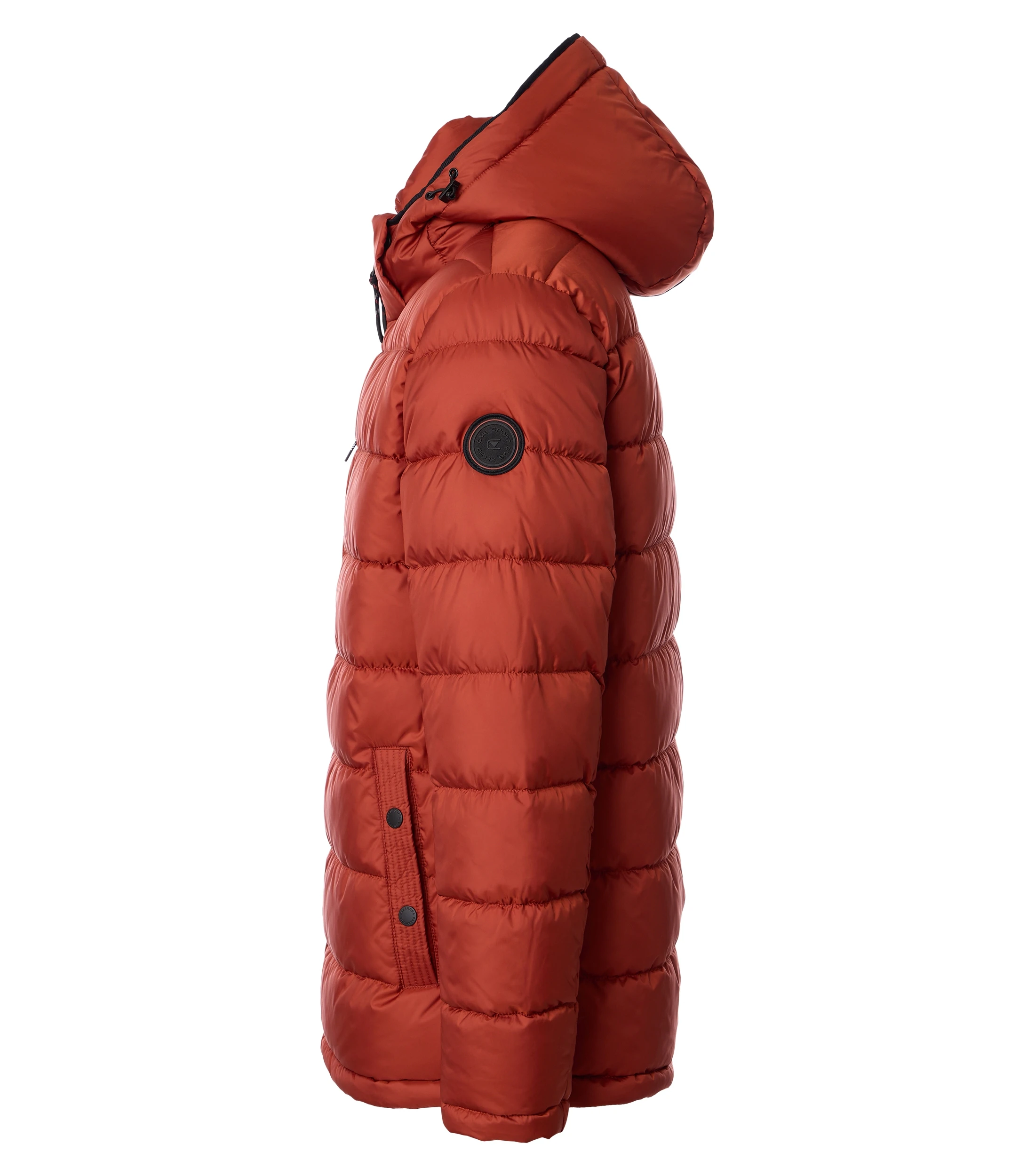 Jacke im unifarbenen Design in der Farbe Orange