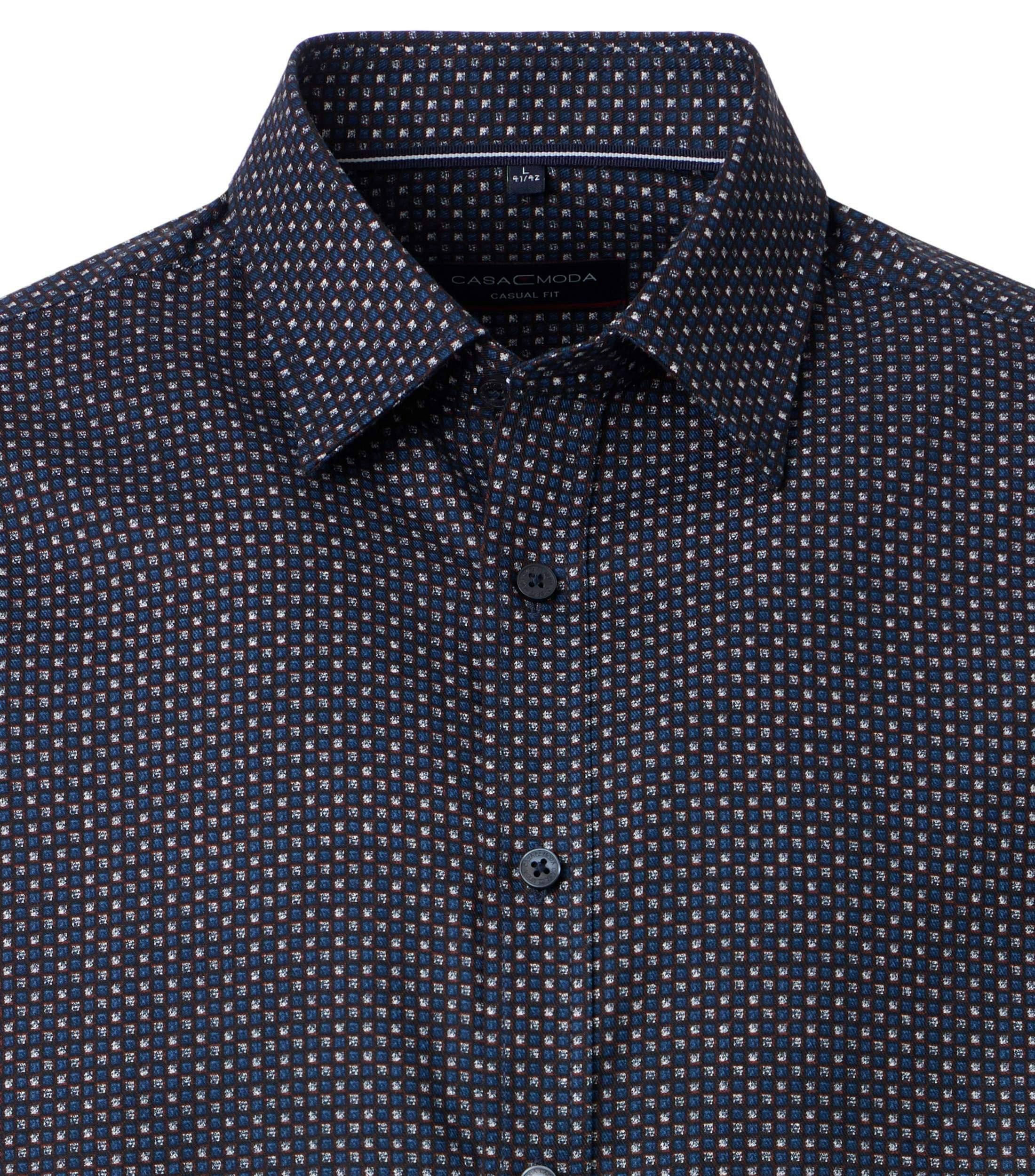 Freizeithemd in Blau Casual Fit - CASAMODA