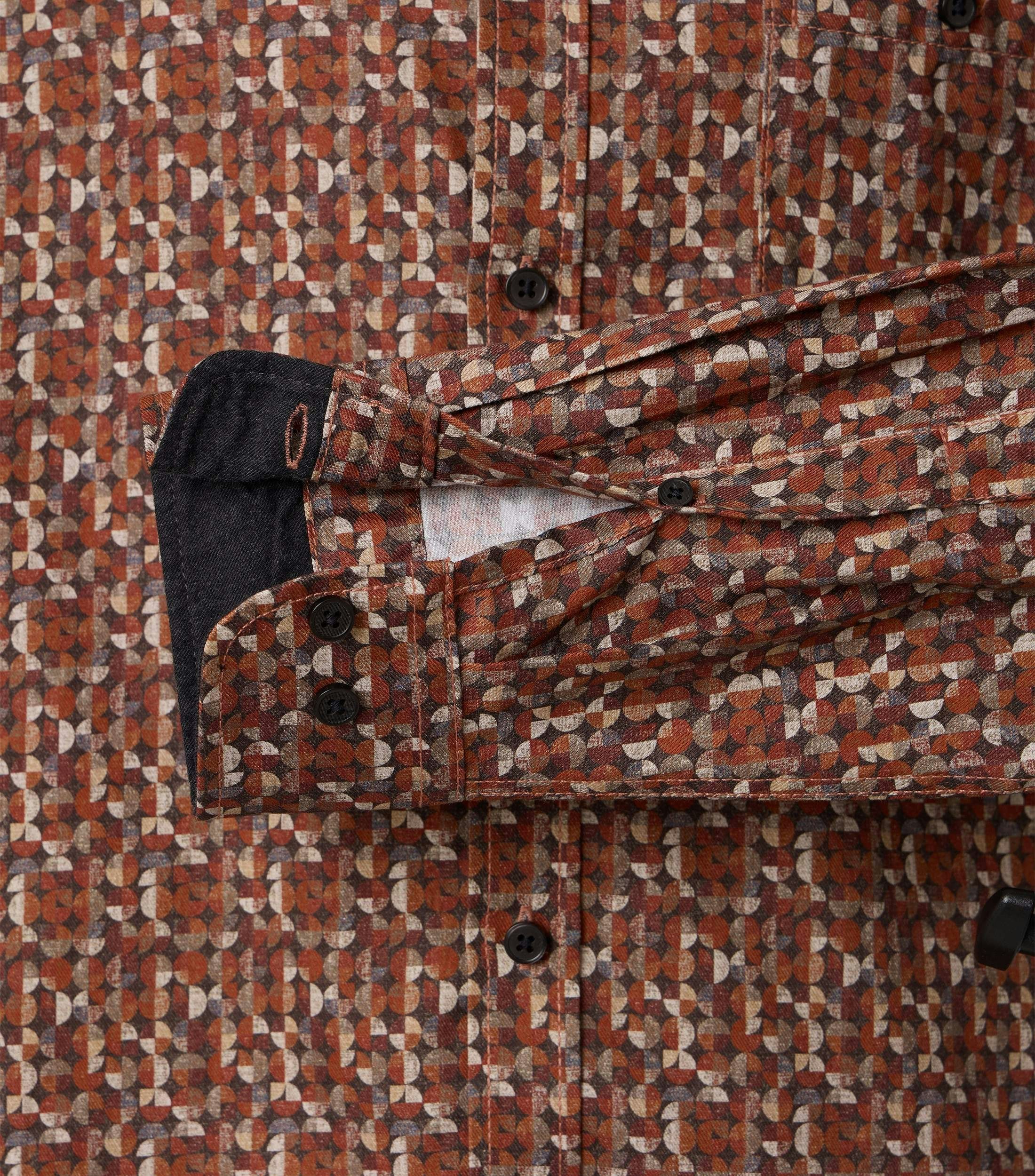 Freizeithemd in Orange Casual Fit - CASAMODA