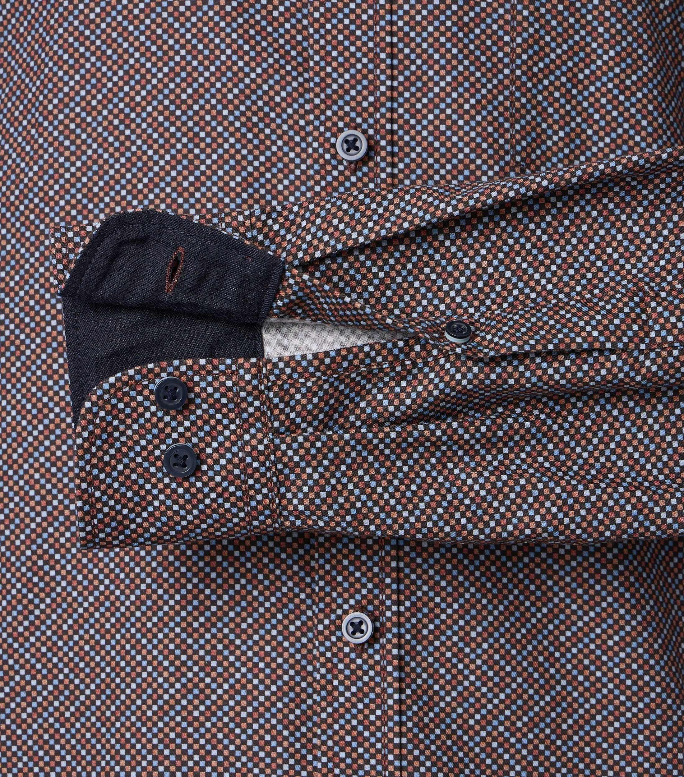 Freizeithemd in Braun Casual Fit - CASAMODA