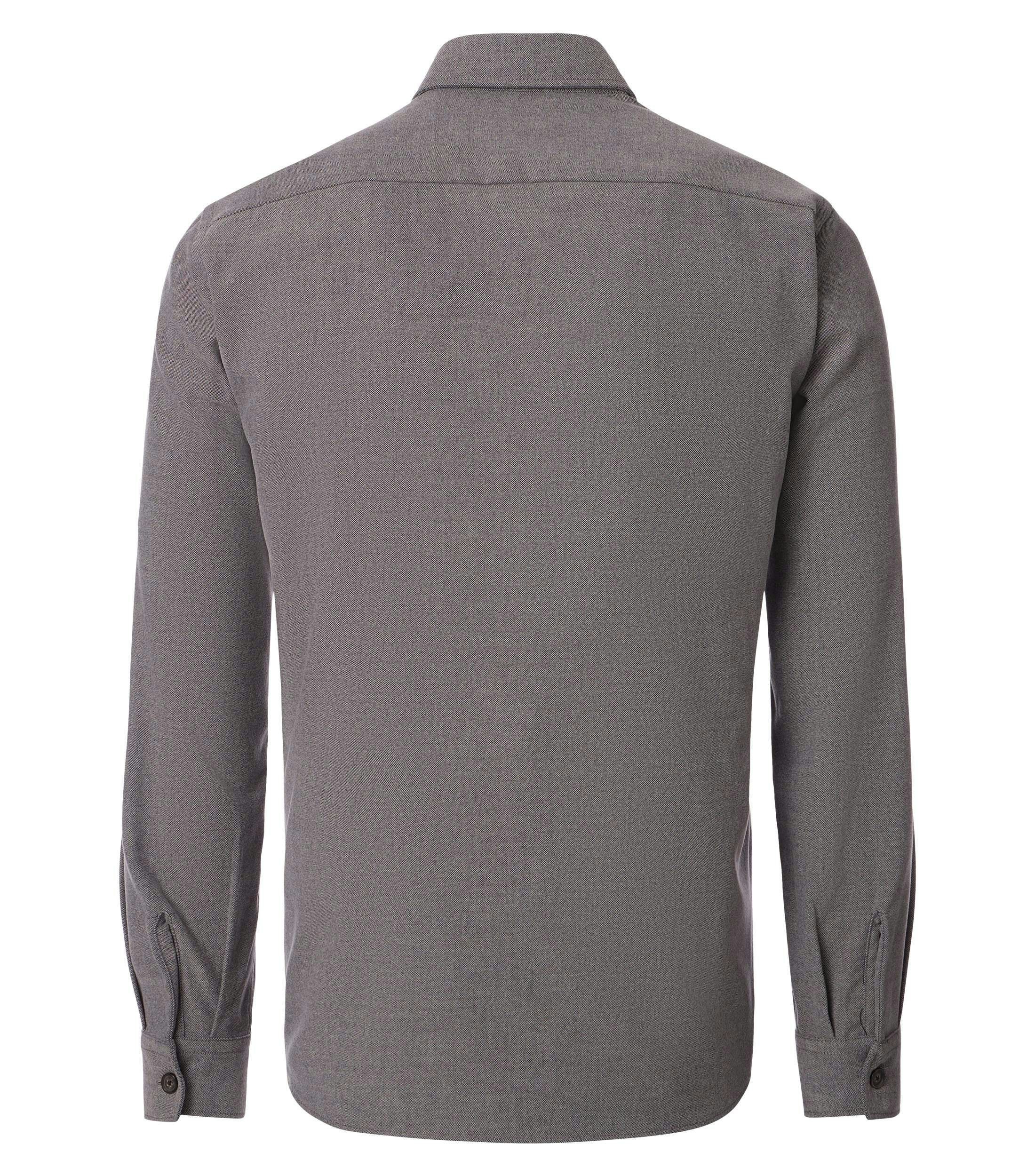 Ein Freizeithemd im uni Muster in der Farbe Beige