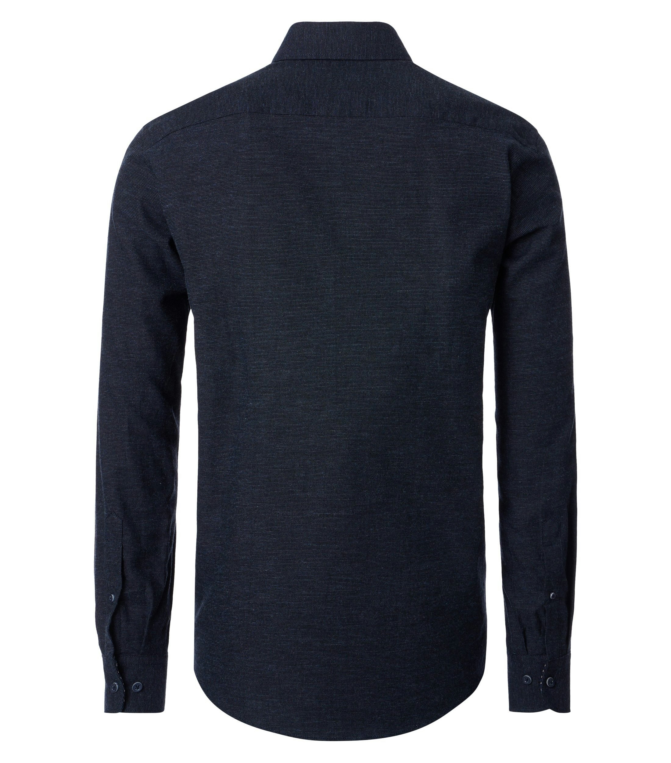 Freizeithemd im unifarbenen Design in der Farbe Blau