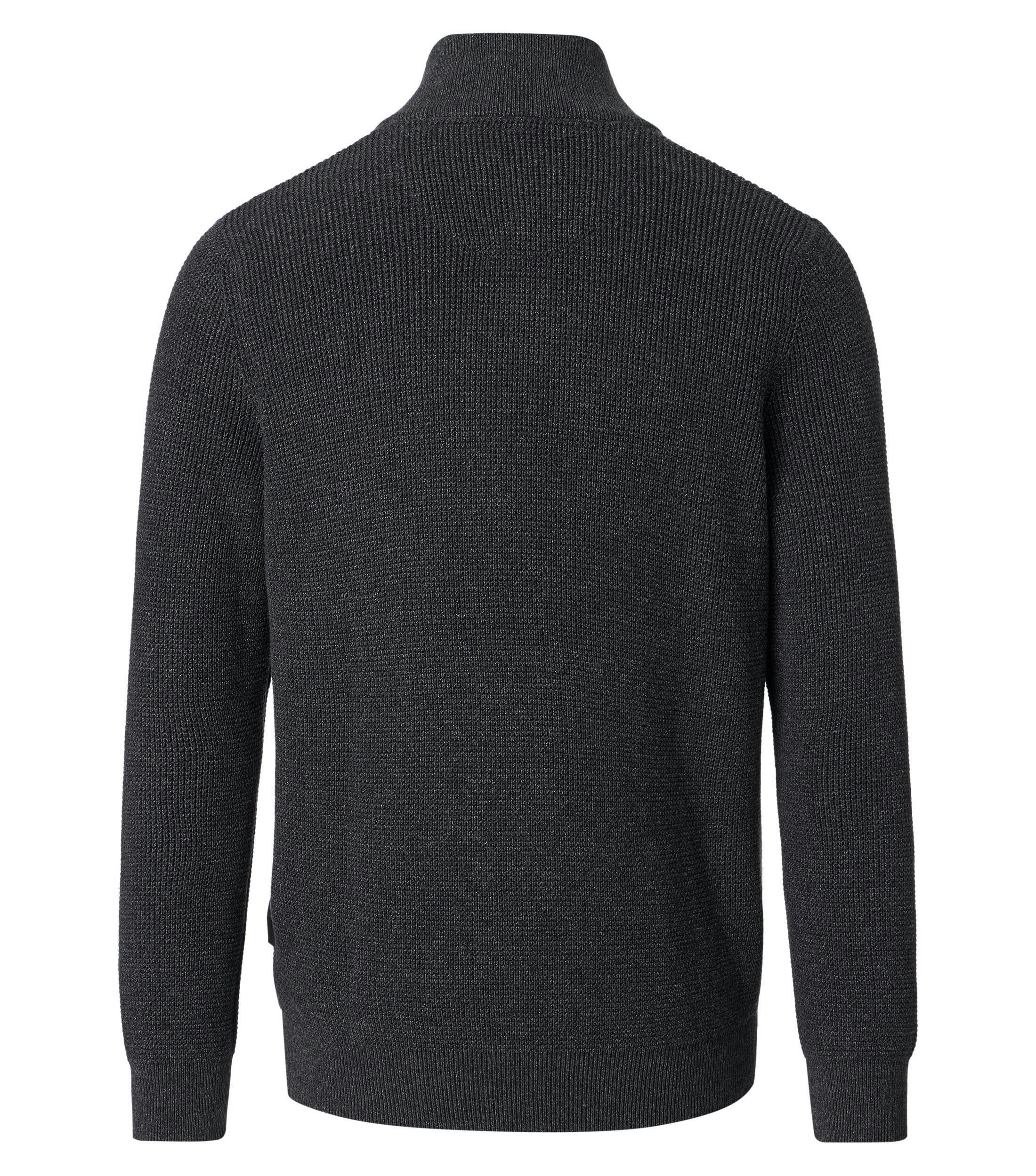 Ein Pullover im uni Muster in der Farbe Dunkelgrau