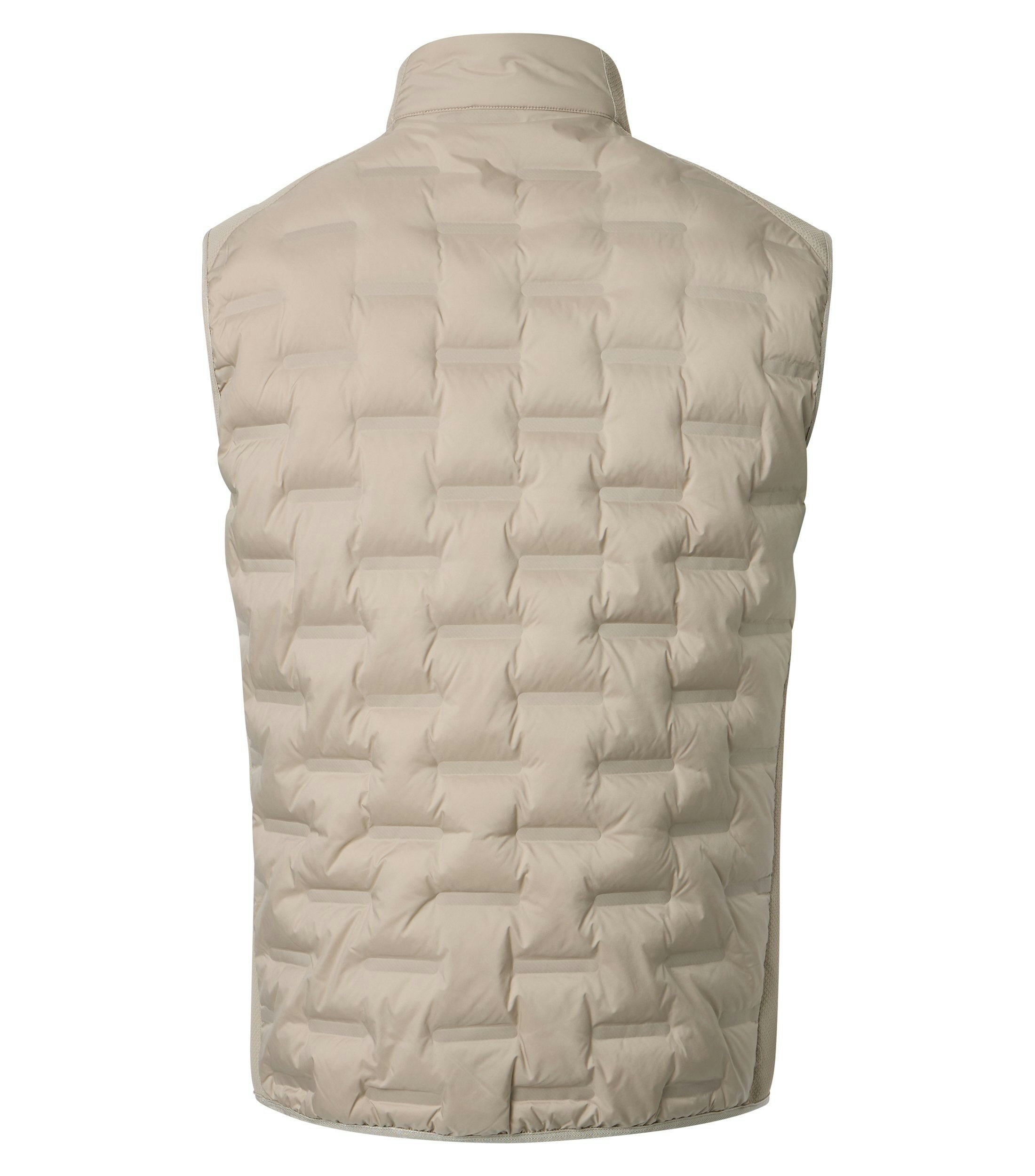 Eine Weste im uni Muster in der Farbe Beige