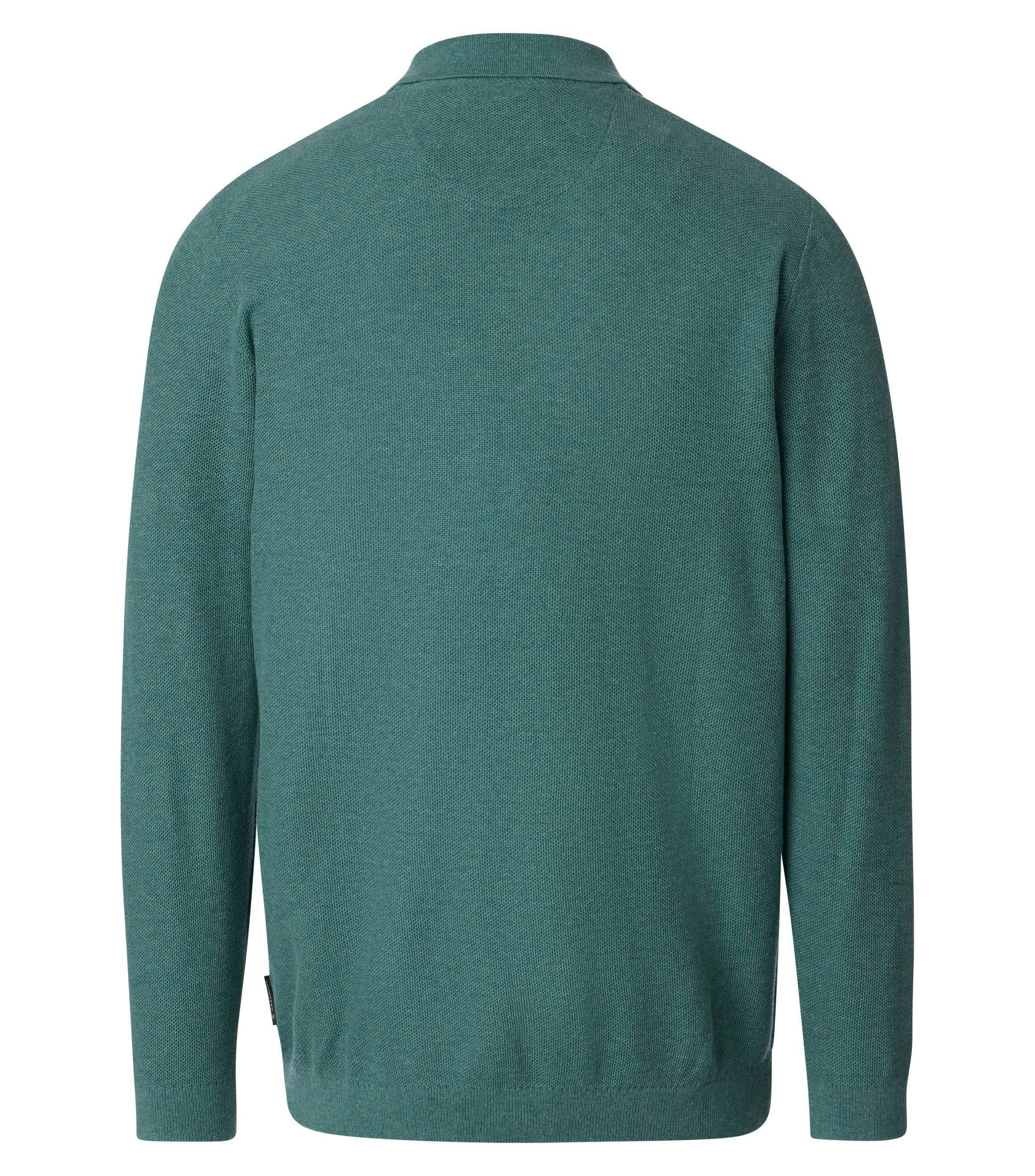 Ein Polo-Shirt im uni Muster in der Farbe Grün