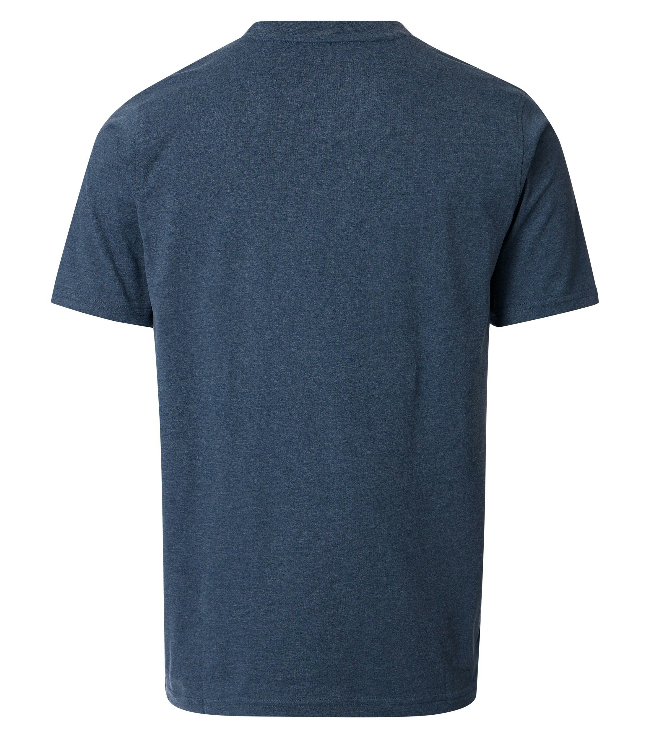 Ein T-Shirt im uni Muster in der Farbe Blau