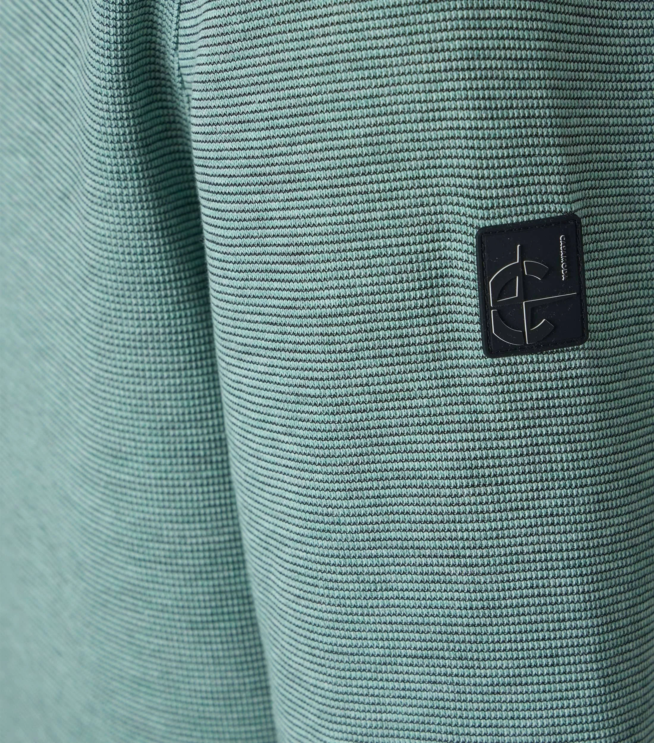 Sweattroyer im unifarbenen Design in der Farbe Türkis
