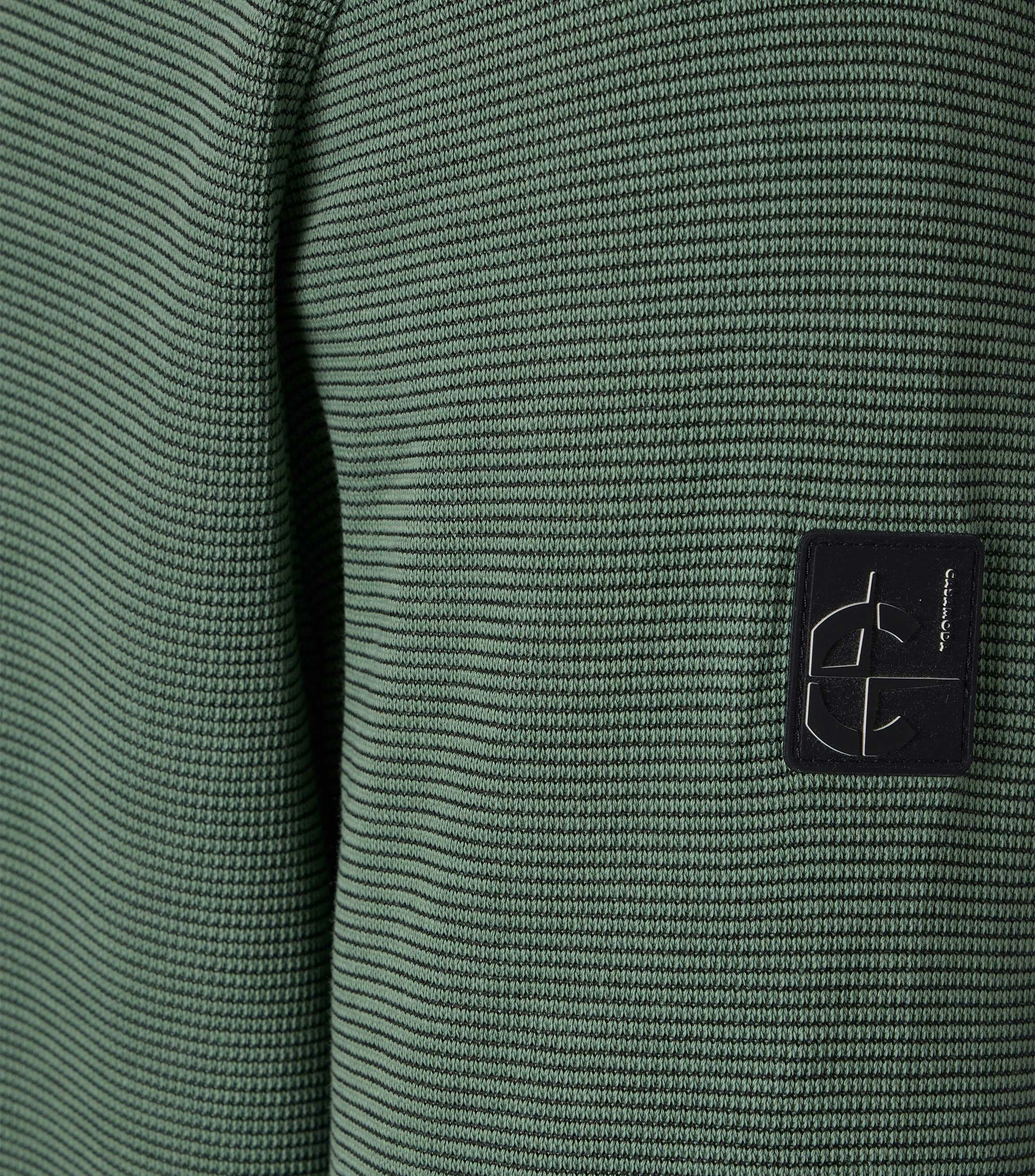 Ein Troyer im uni Muster in der Farbe Grün