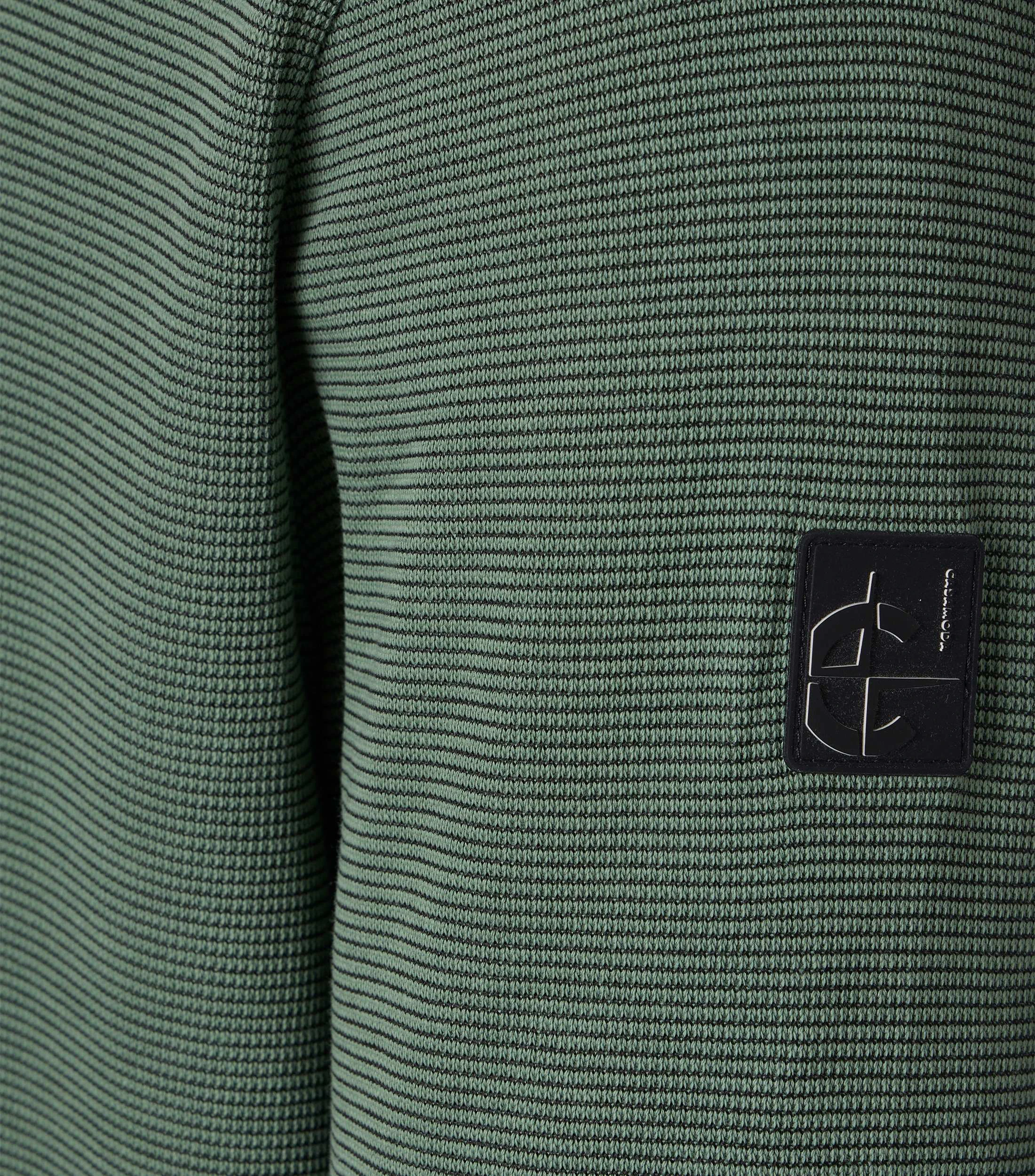 Sweattroyer im unifarbenen Design in der Farbe Grün