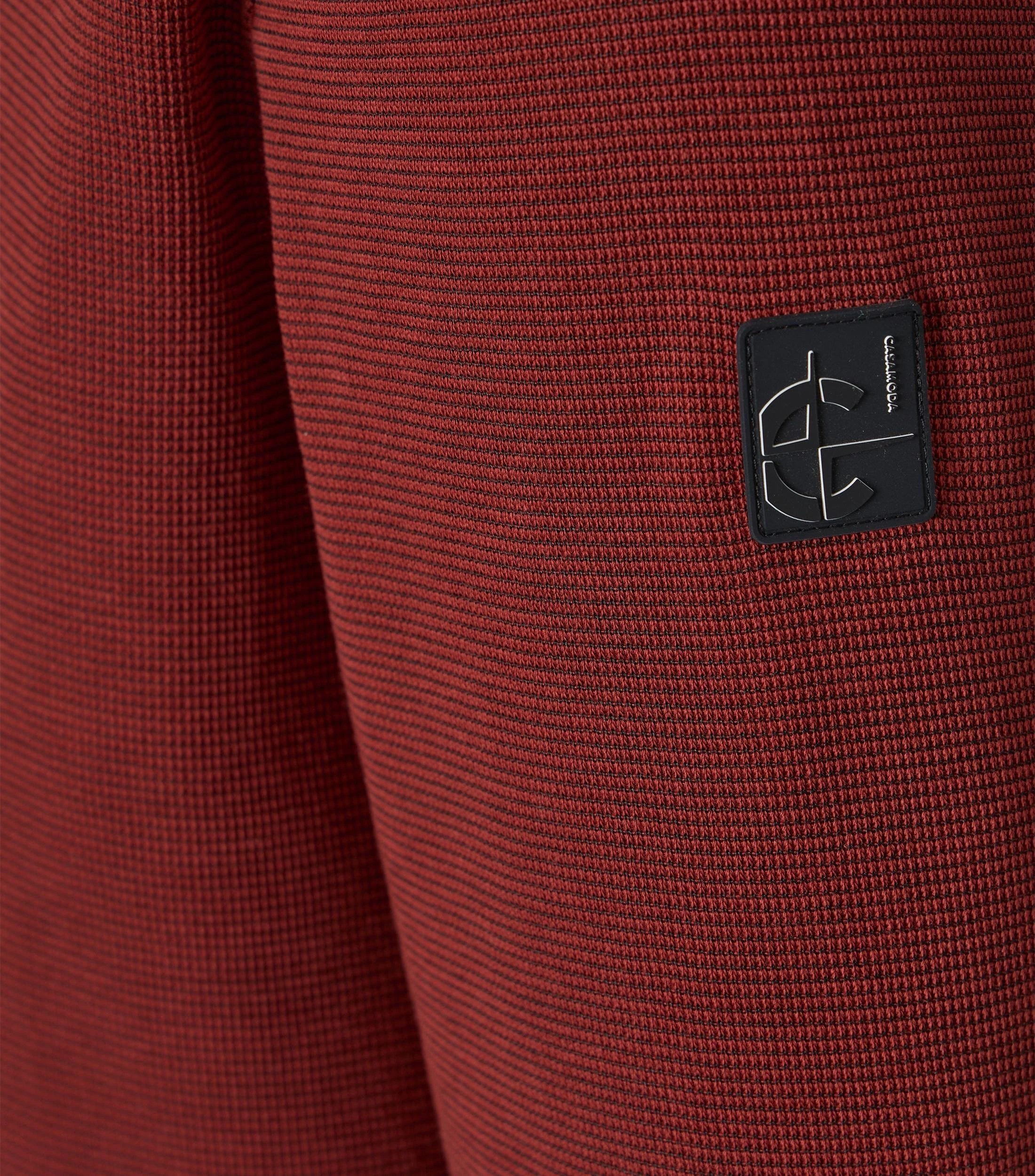 Sweattroyer im unifarbenen Design in der Farbe Rot