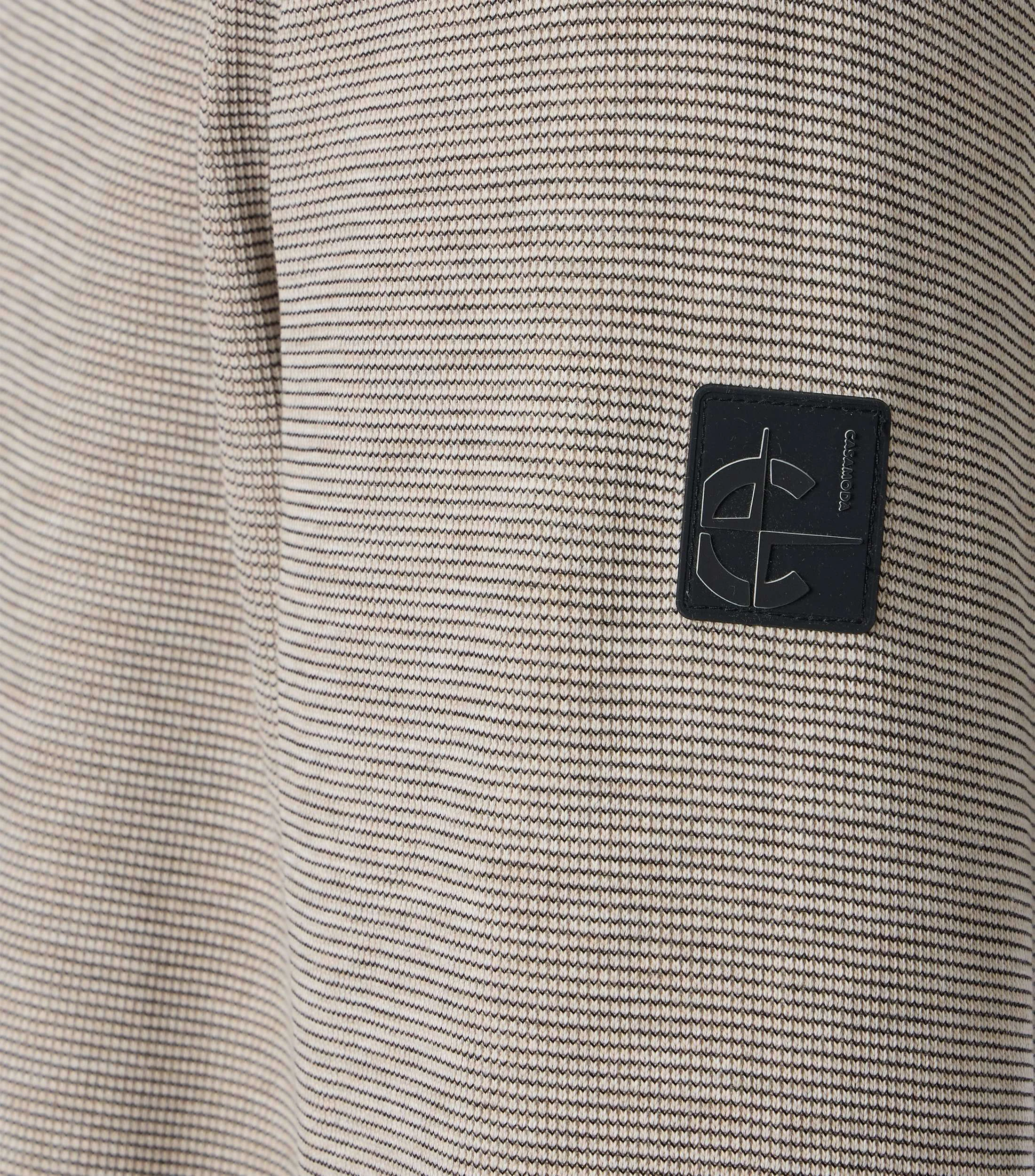 Sweattroyer im unifarbenen Design in der Farbe Beige