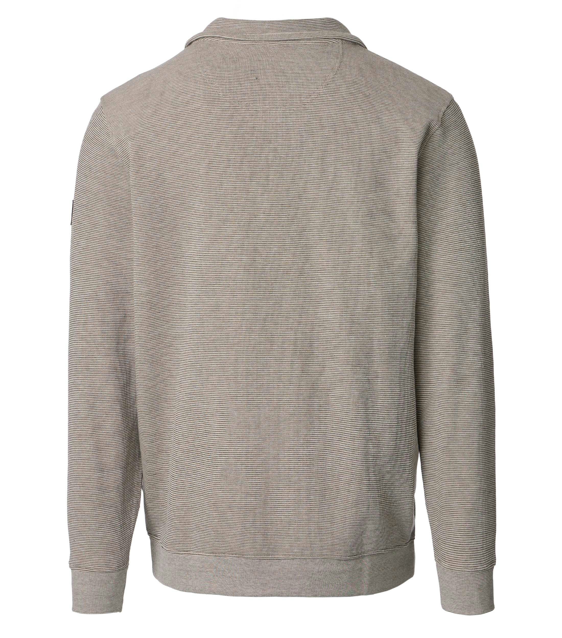 Ein Troyer im uni Muster in der Farbe Beige