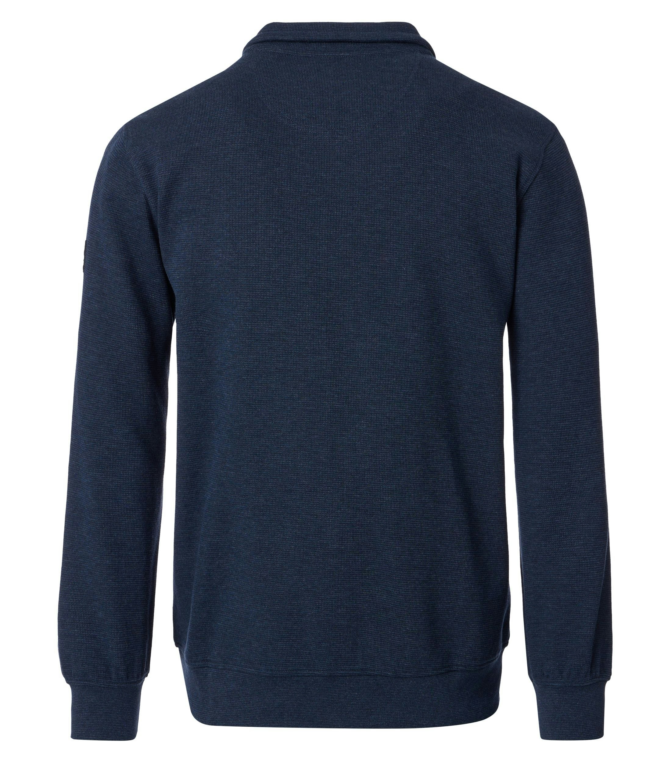 Eine Sweatweste im uni Muster in der Farbe Blau