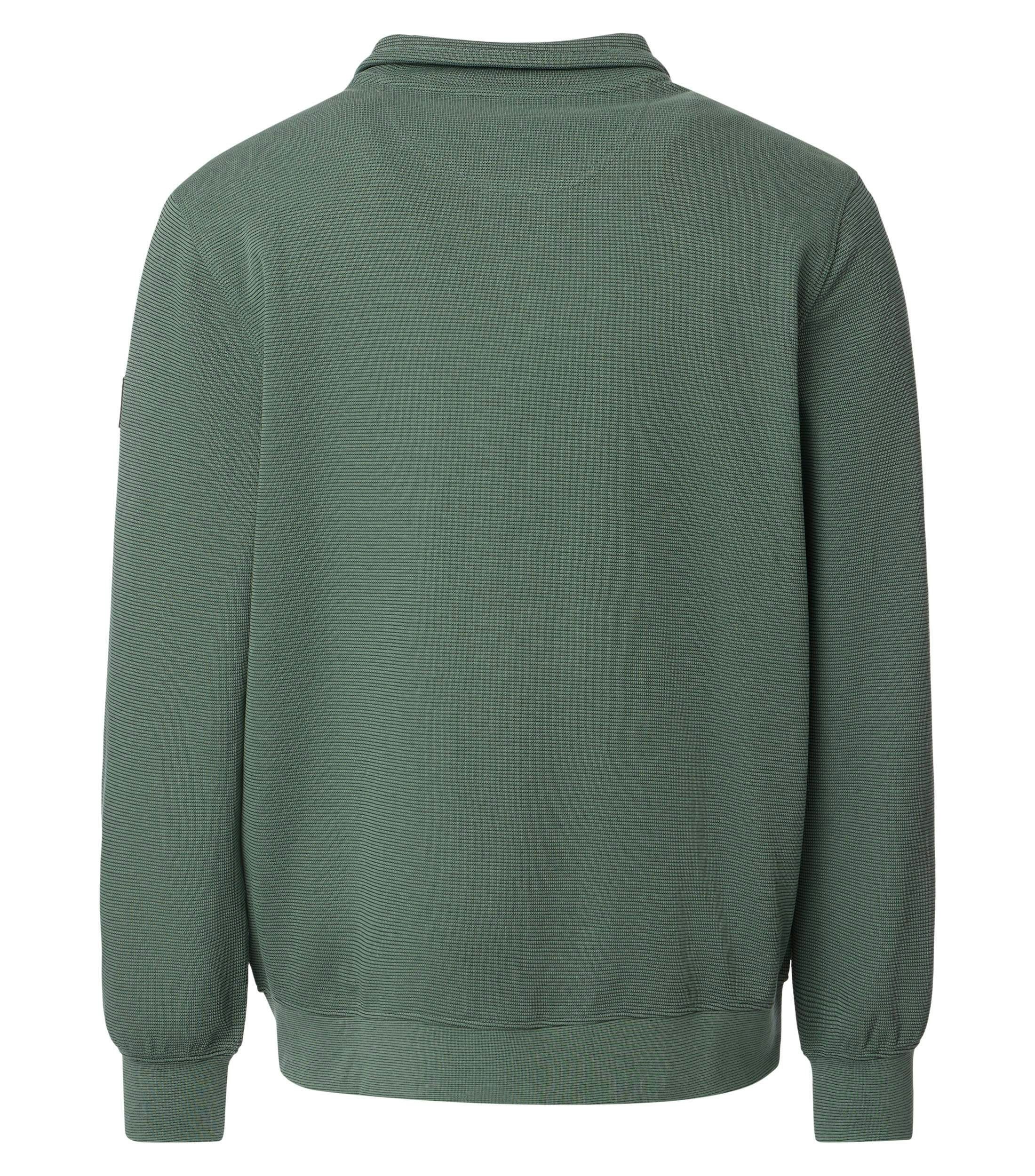 Eine Sweatweste im uni Muster in der Farbe Grün