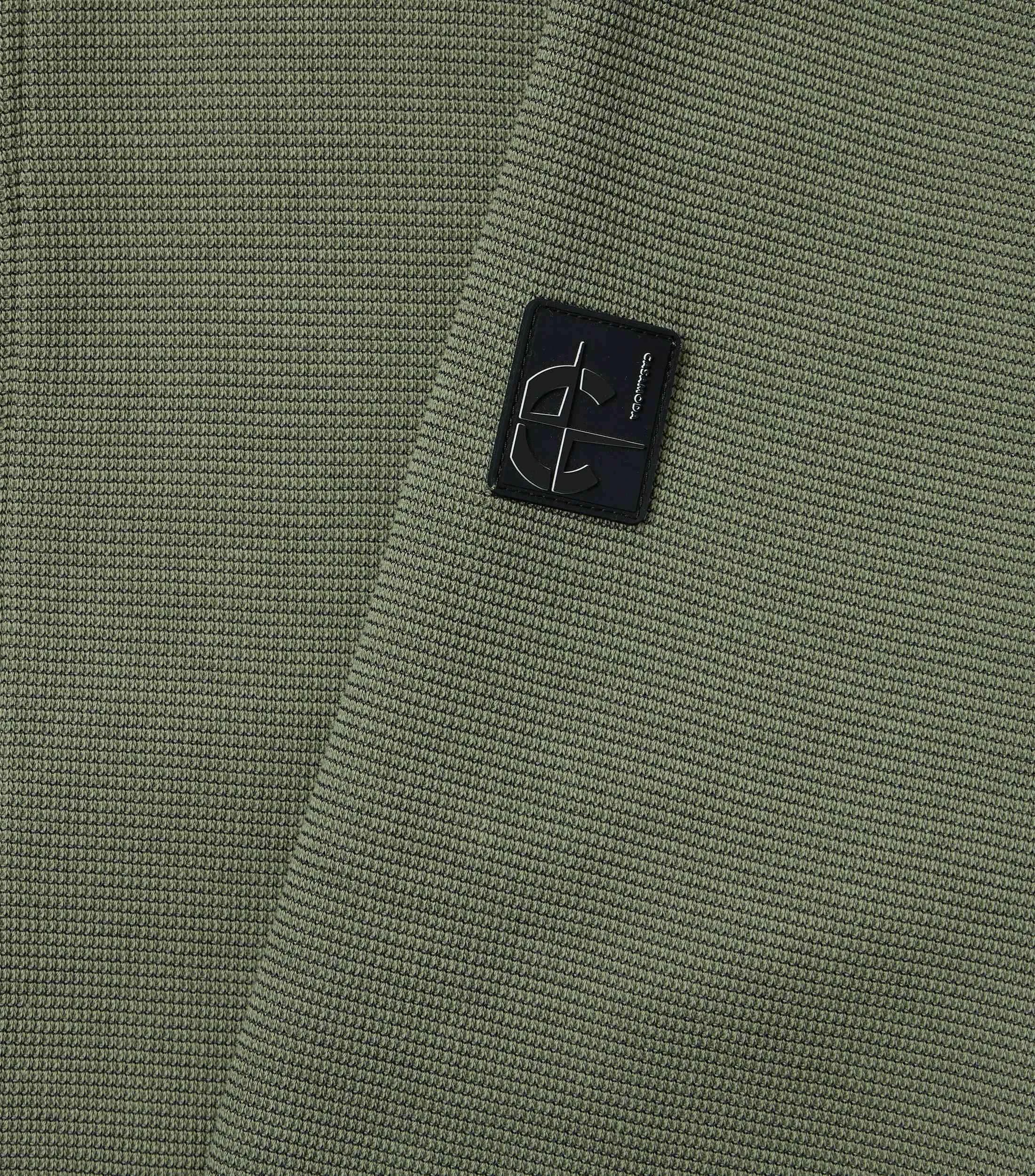 Sweatjacke im unifarbenen Design in der Farbe Apfelgrün