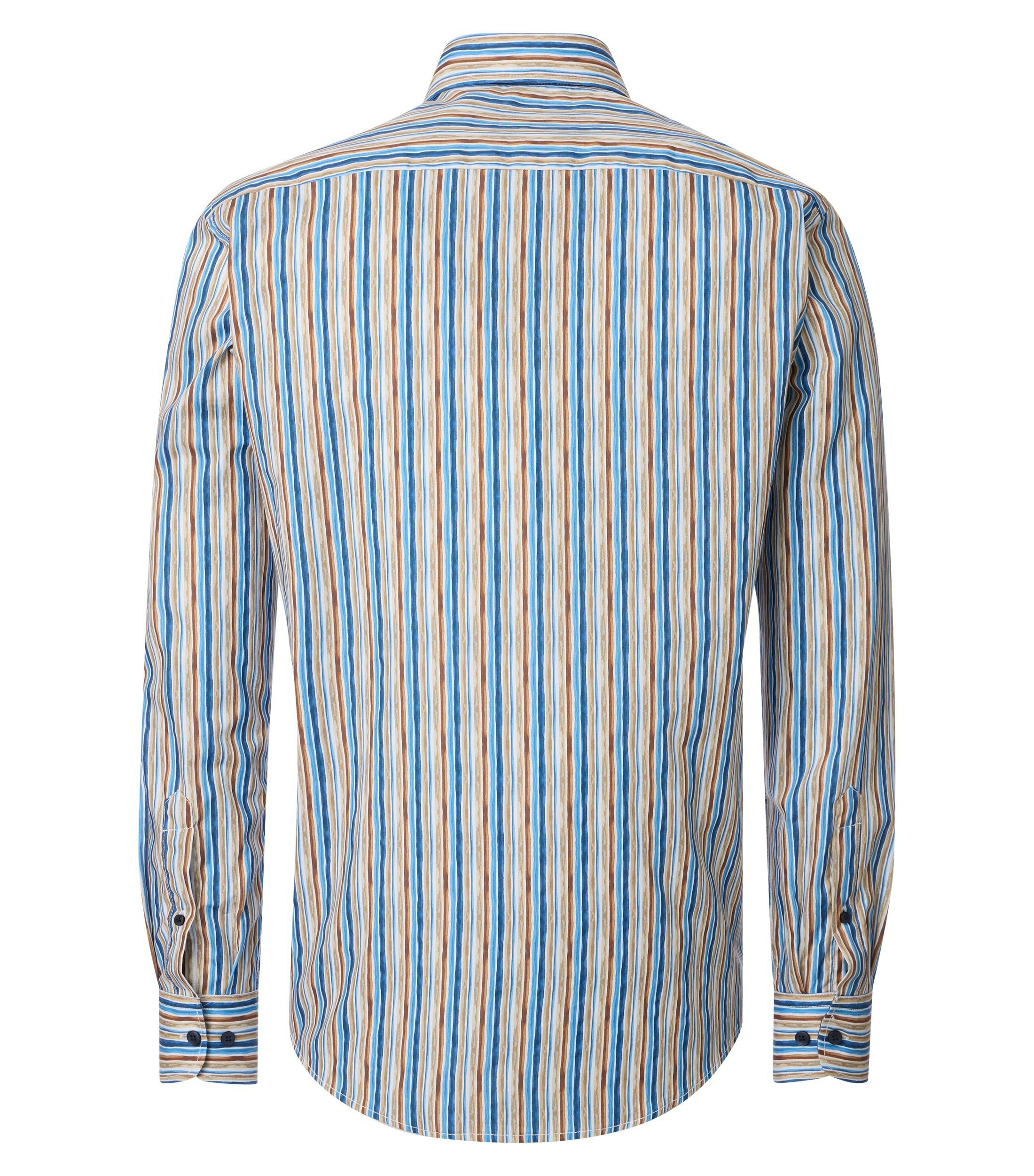 Ein Freizeithemd im Print Muster in der Farbe Beige