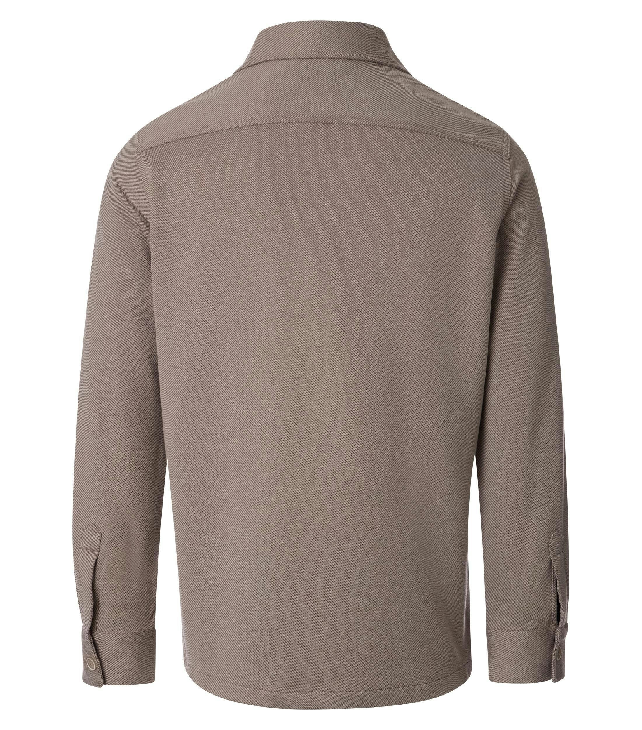 Ein Freizeithemd im uni Muster in der Farbe Beige