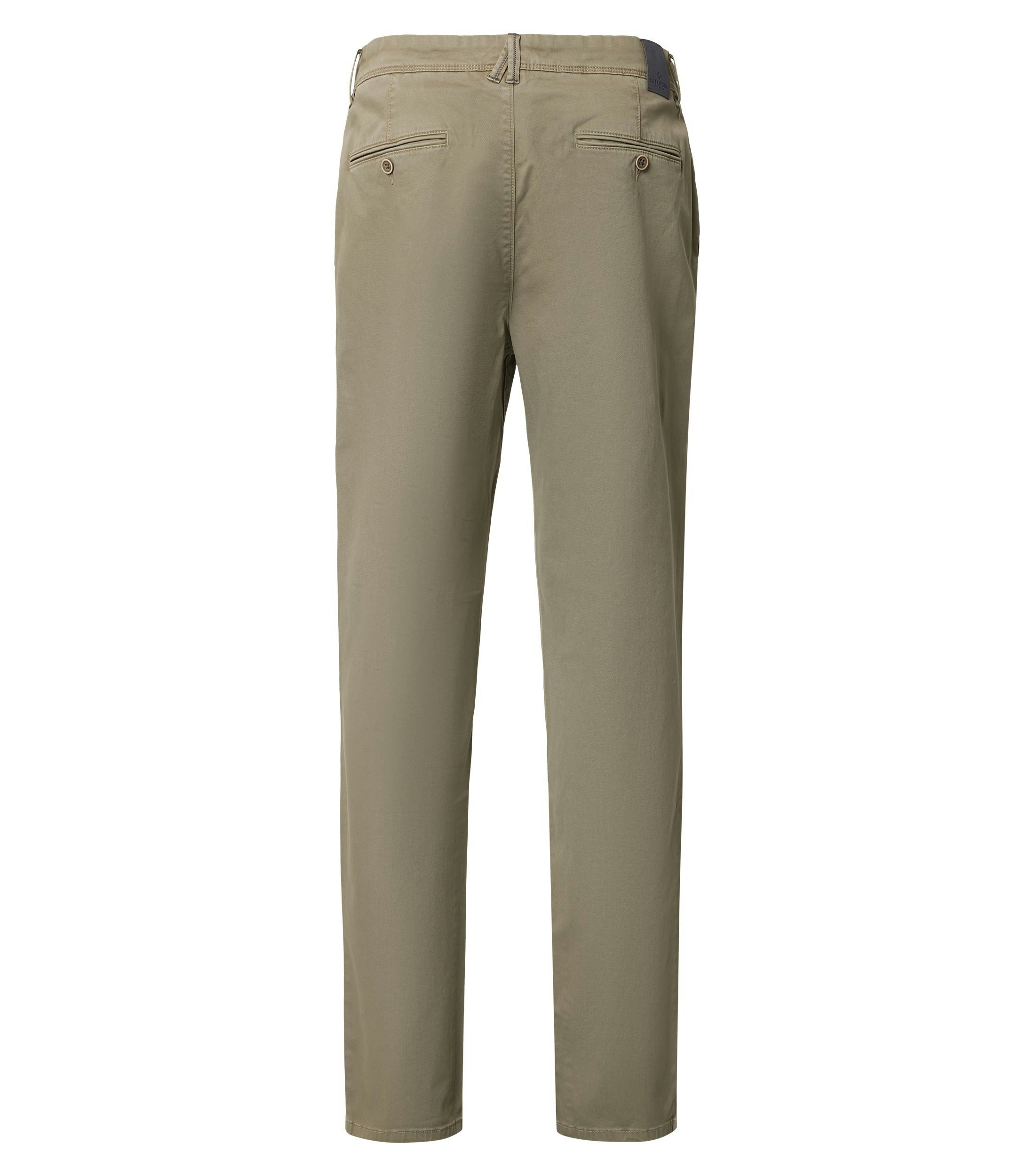 Eine Chino im uni Muster in der Farbe Grün