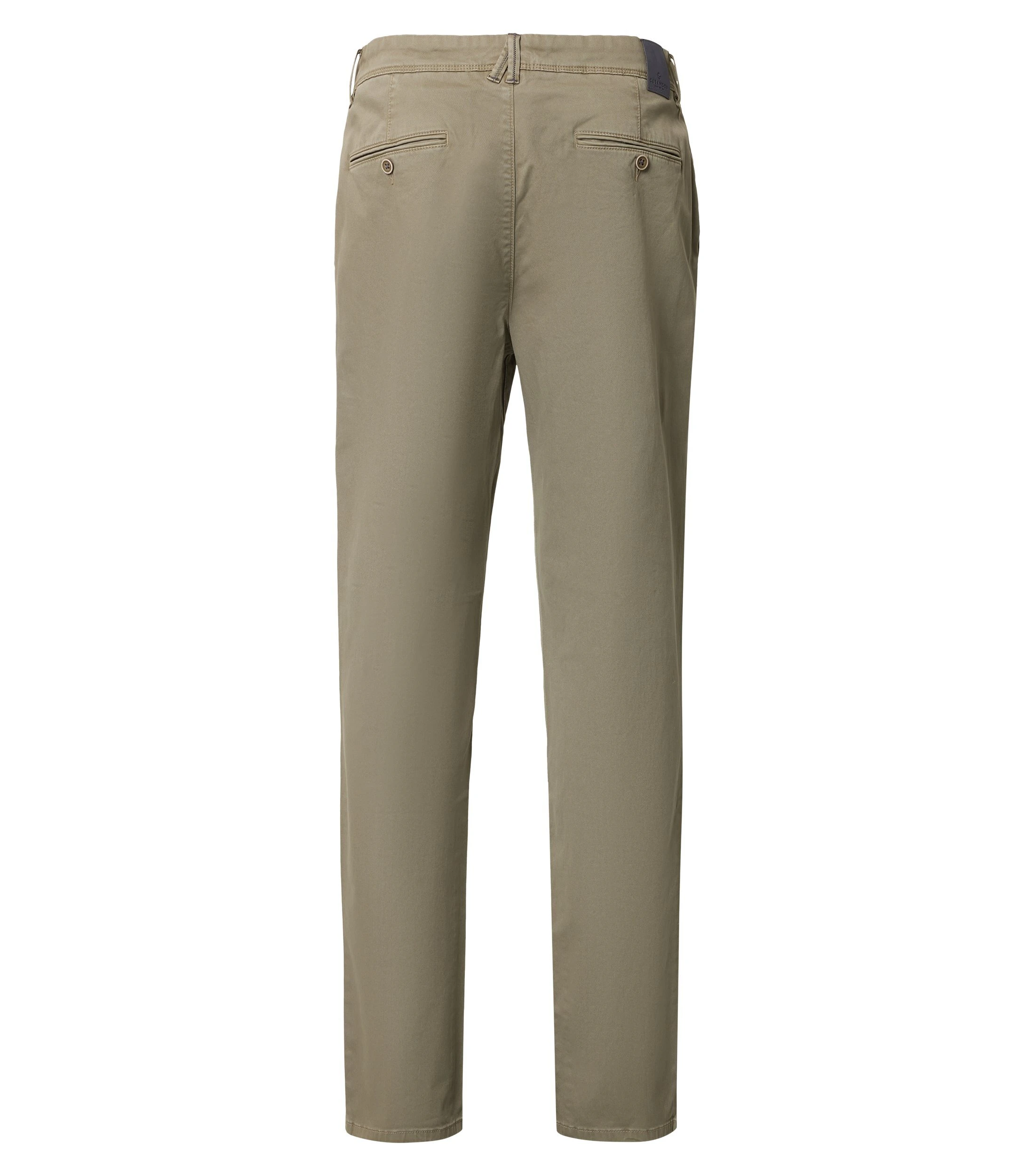 Chino im unifarbenen Design in der Farbe Grün
