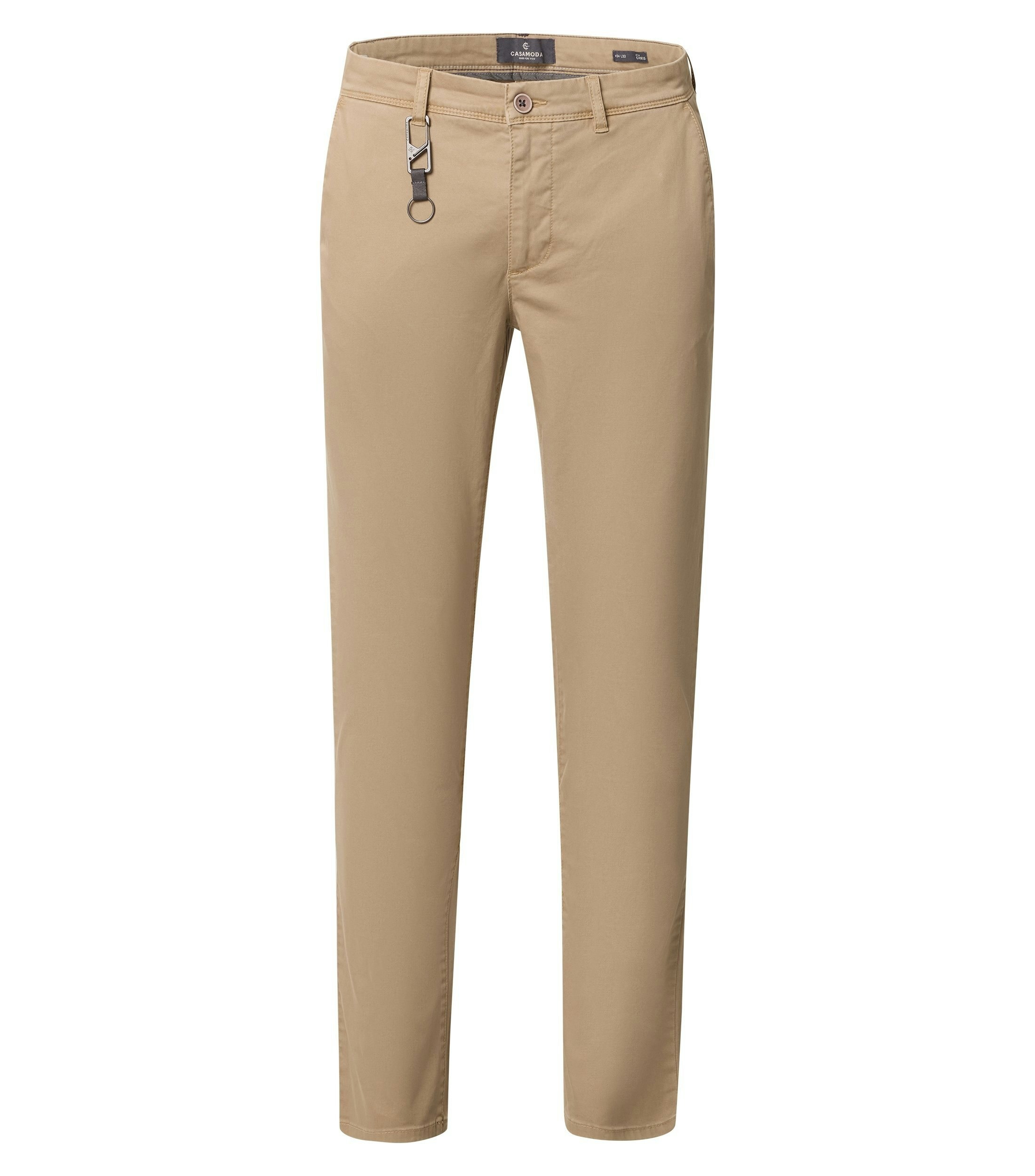 Eine Chino im uni Muster in der Farbe Beige