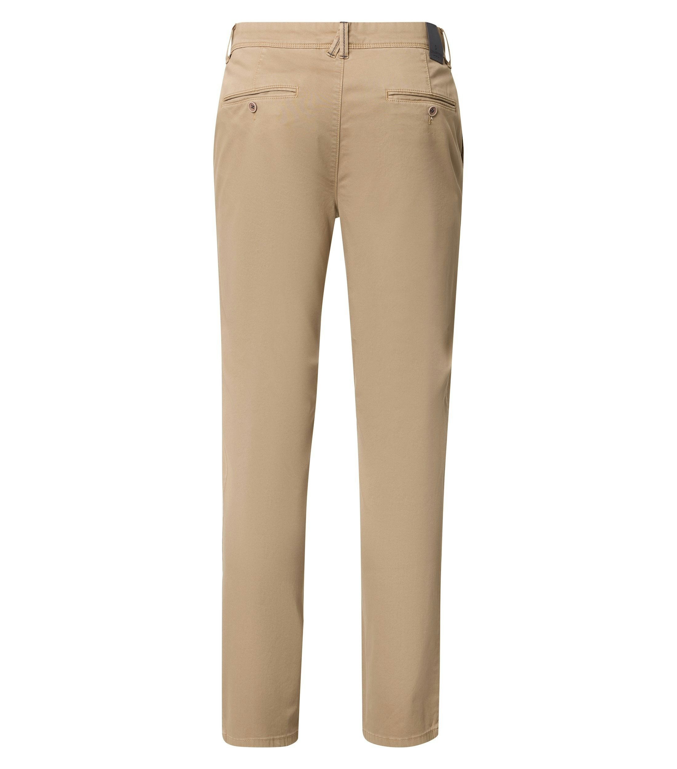 Eine Chino im uni Muster in der Farbe Beige