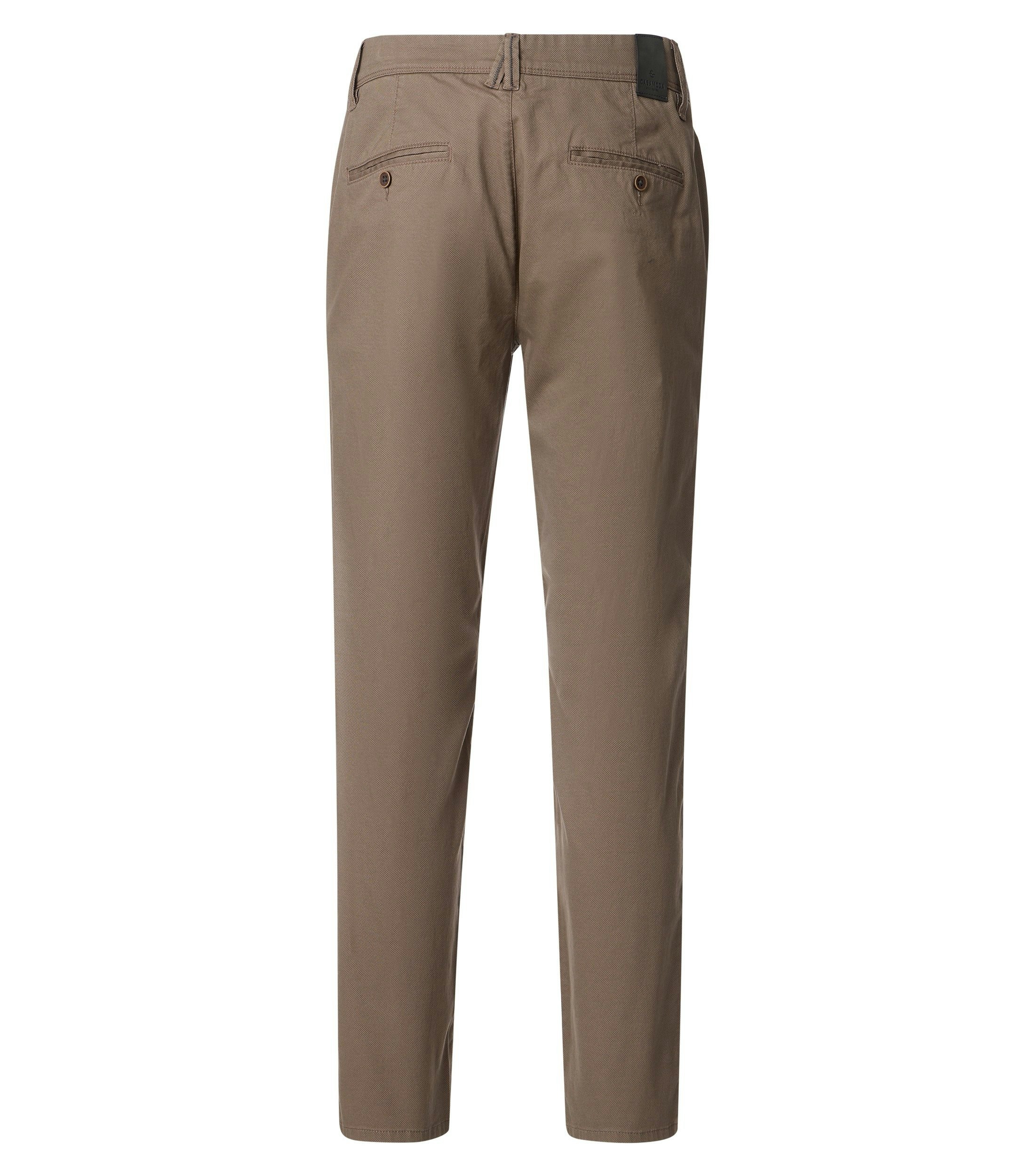 Chino im unifarbenen Design in der Farbe Hellbraun