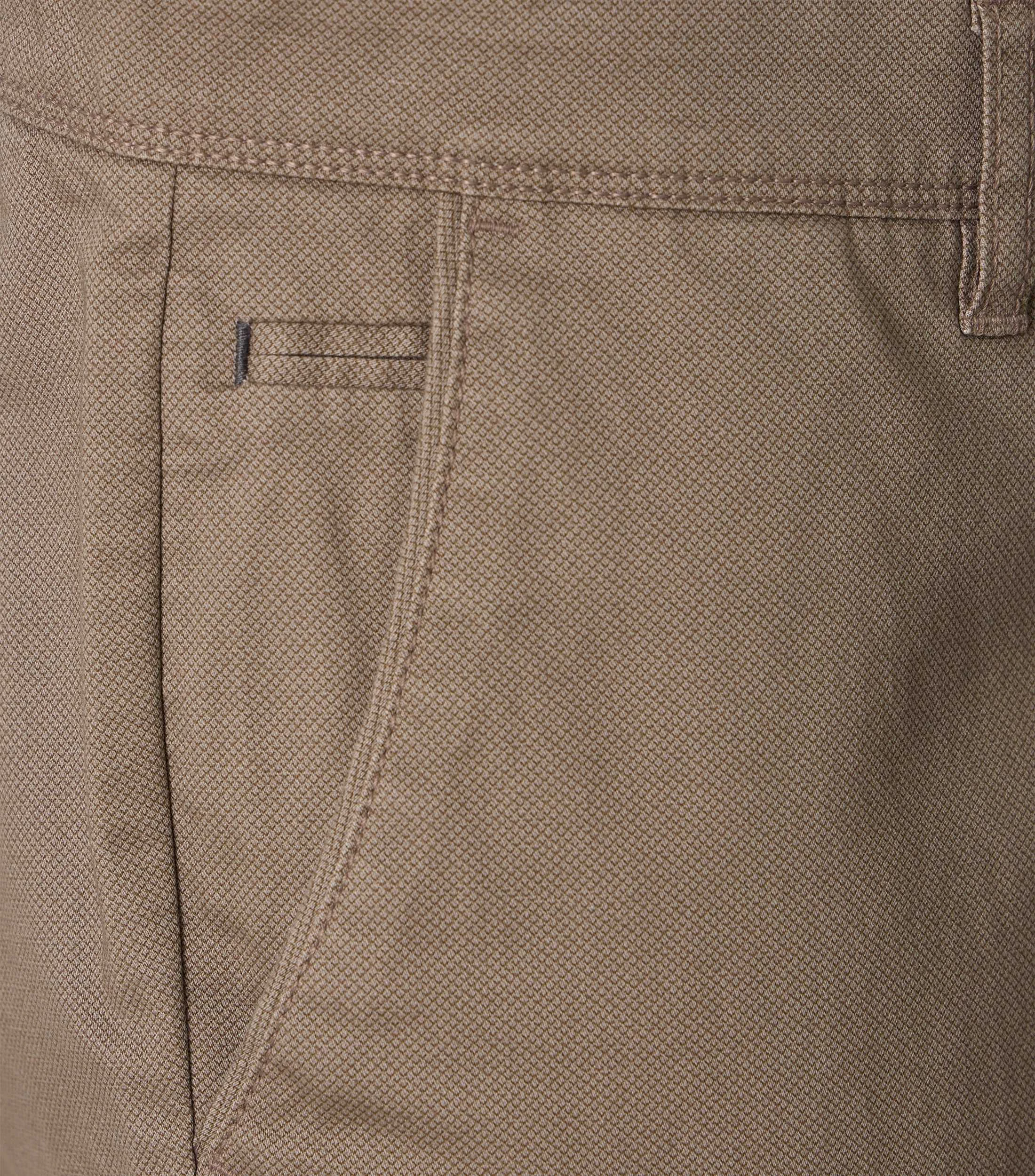 Chino im unifarbenen Design in der Farbe Hellbraun