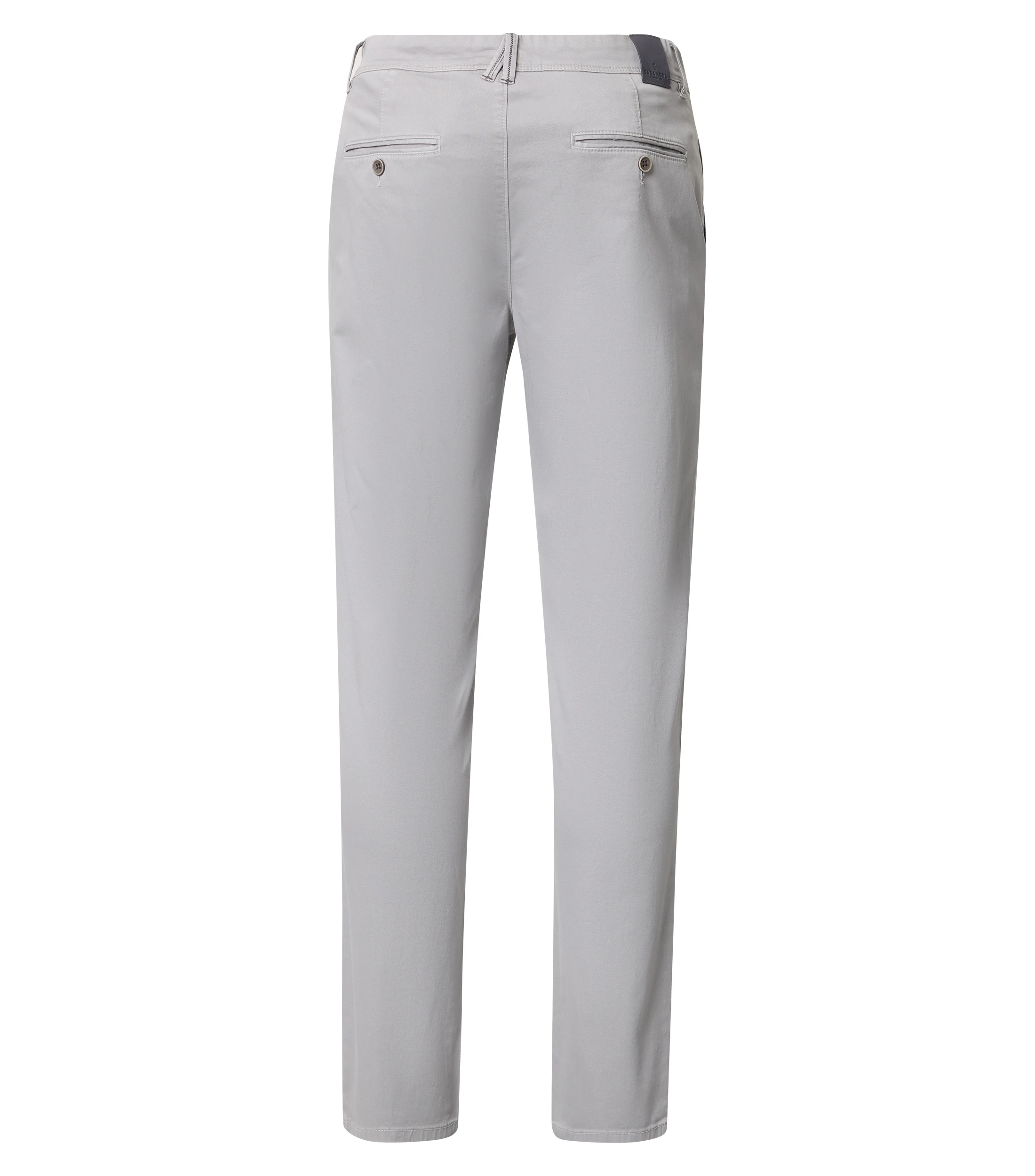 Chino im unifarbenen Design in der Farbe Hellgrau