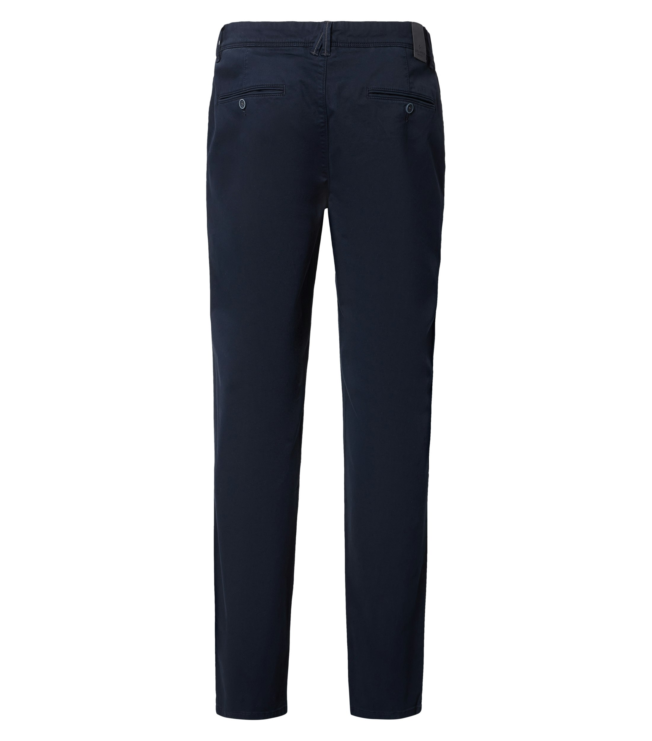 Eine Chino im uni Muster in der Farbe Dunkelblau