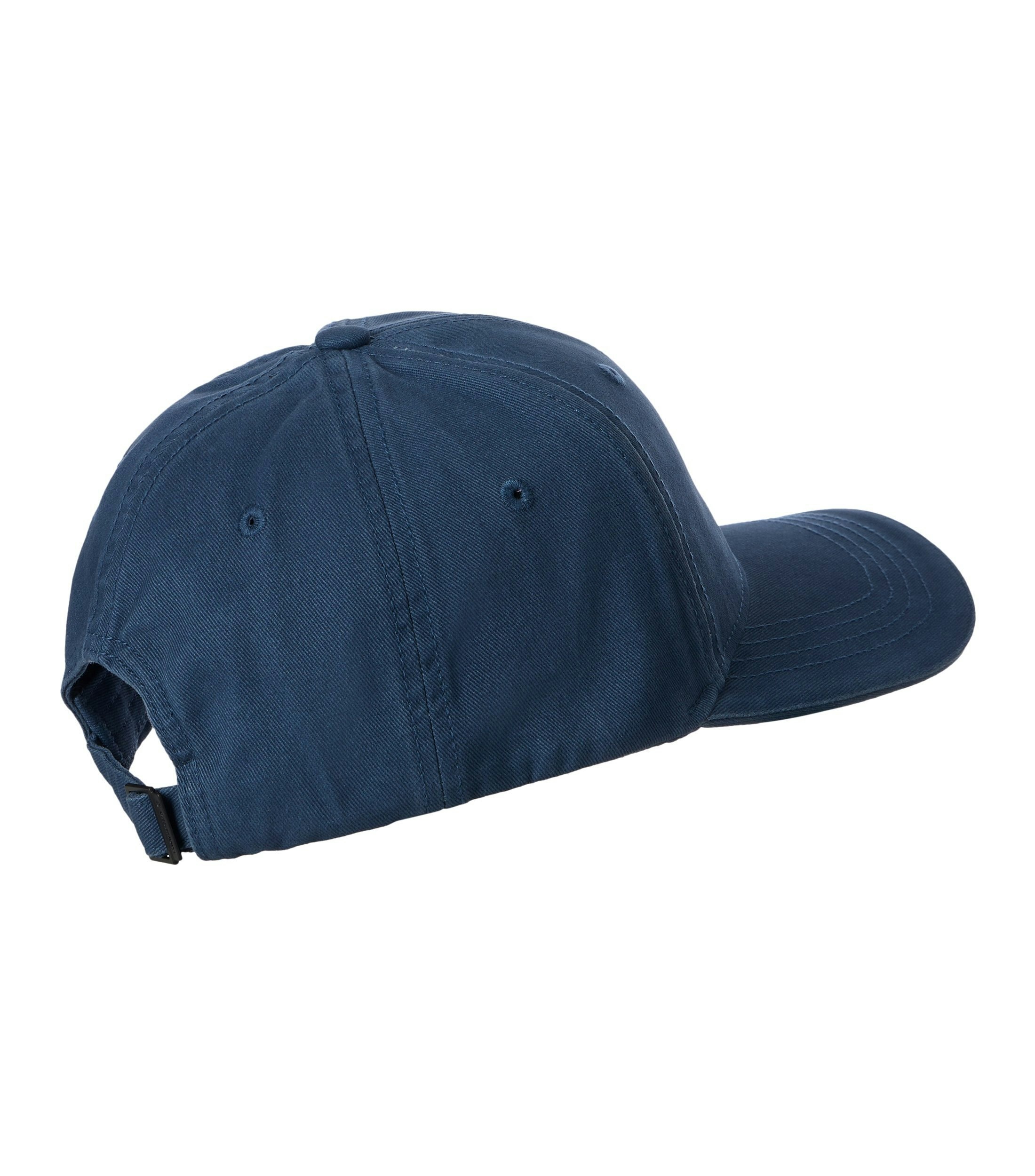 Eine Cap im uni Muster in der Farbe Blau