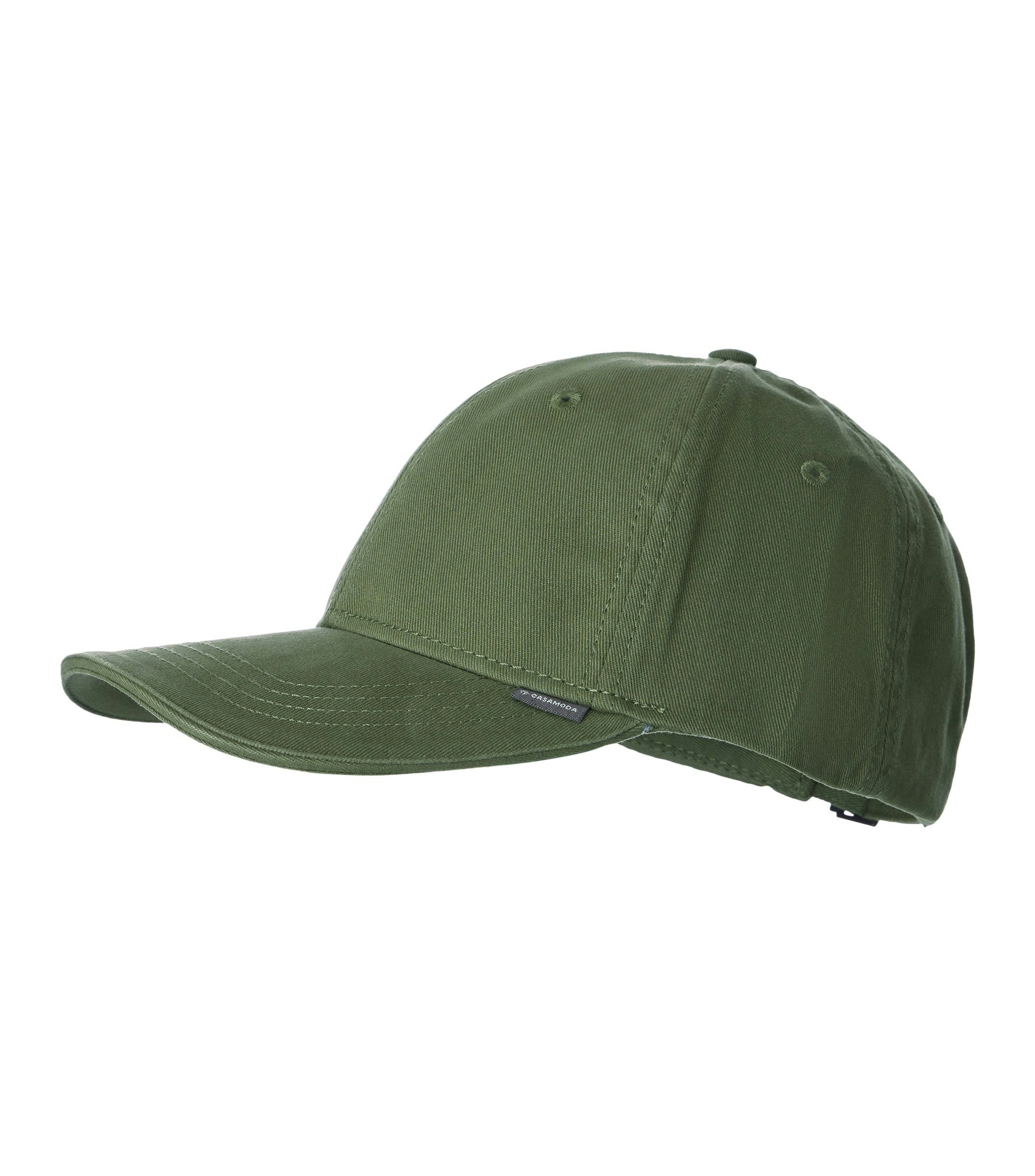 Eine Cap im uni Muster in der Farbe Grün