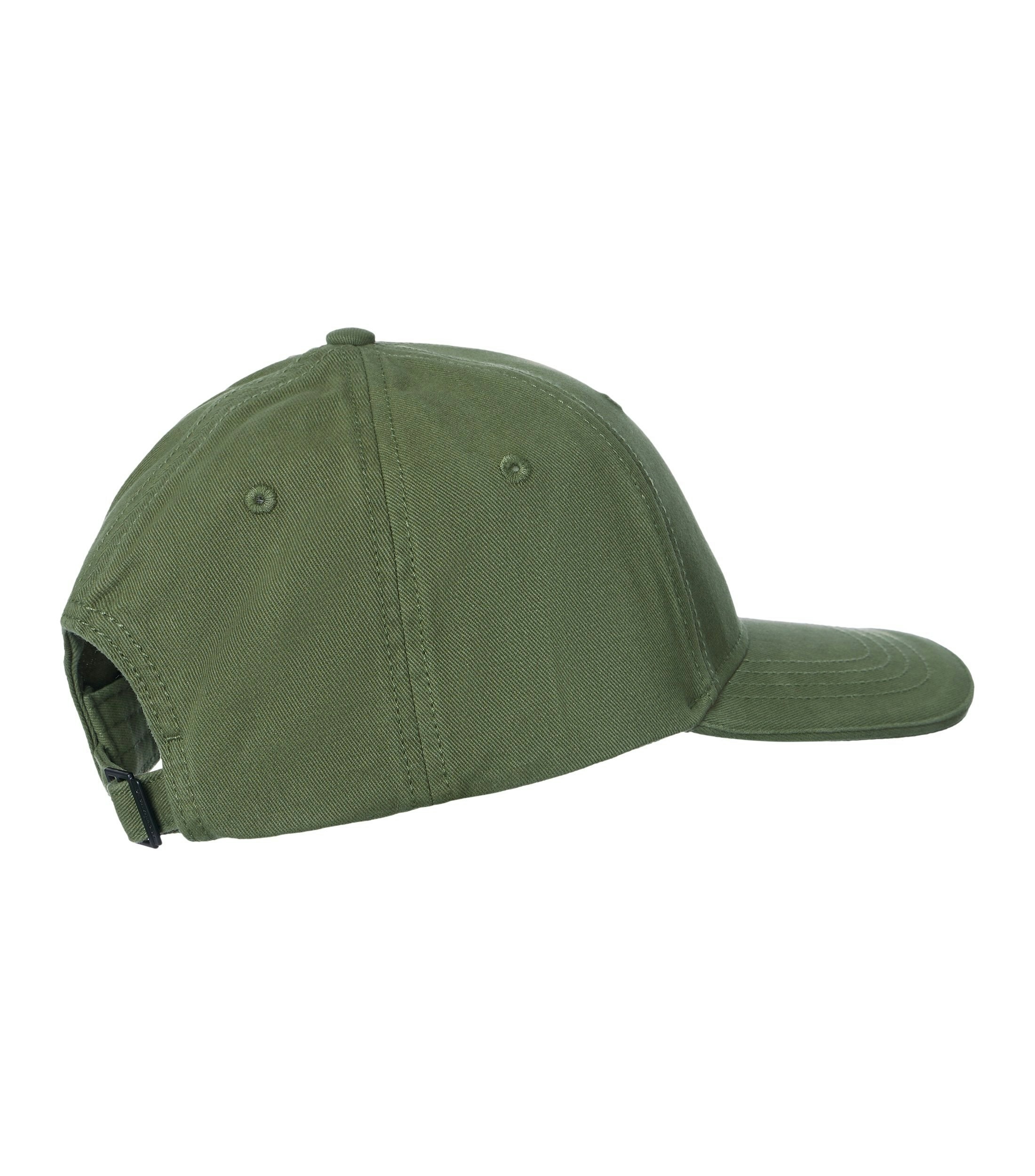 Eine Cap im uni Muster in der Farbe Grün