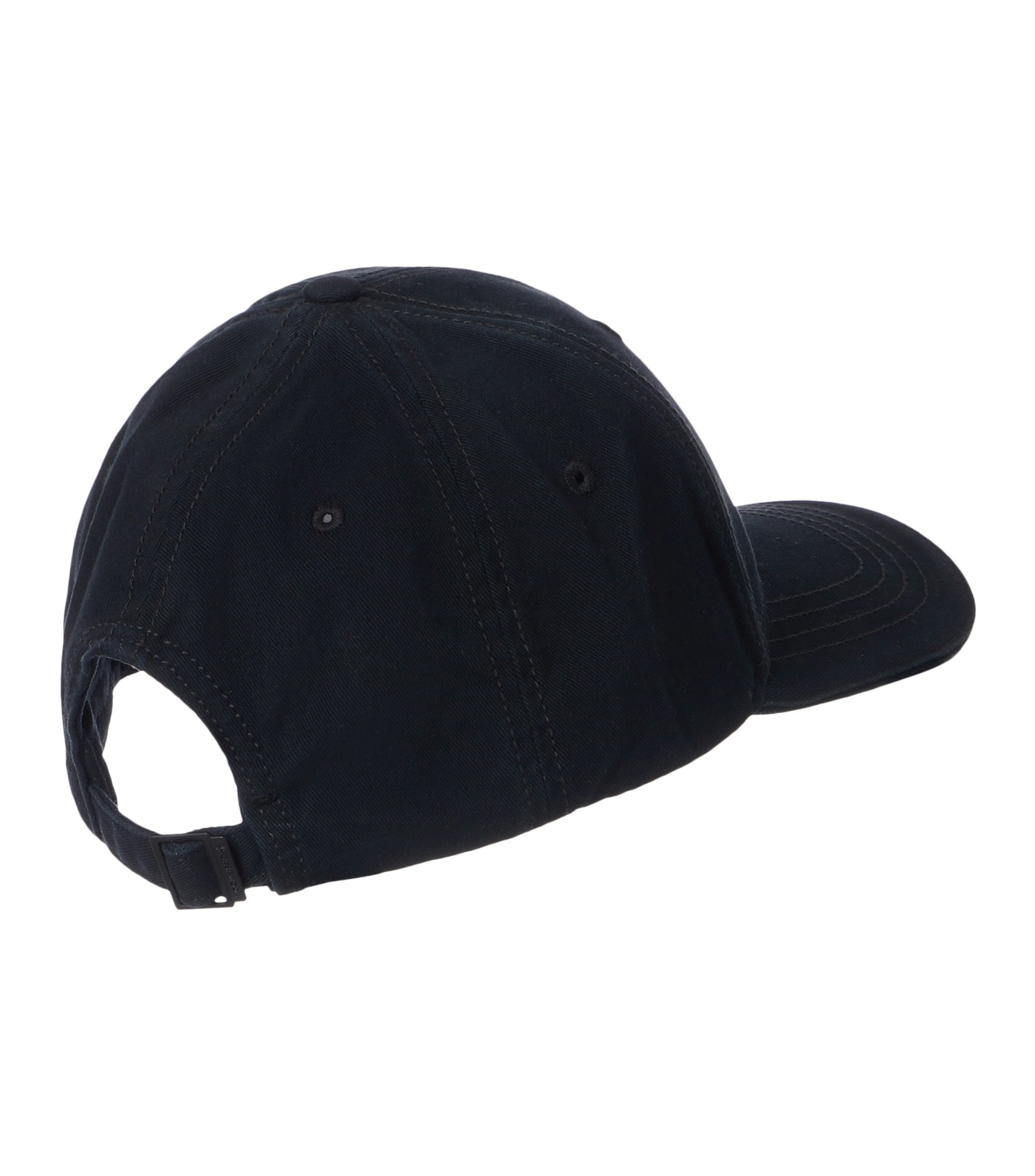 Eine Cap im uni Muster in der Farbe Schwarz