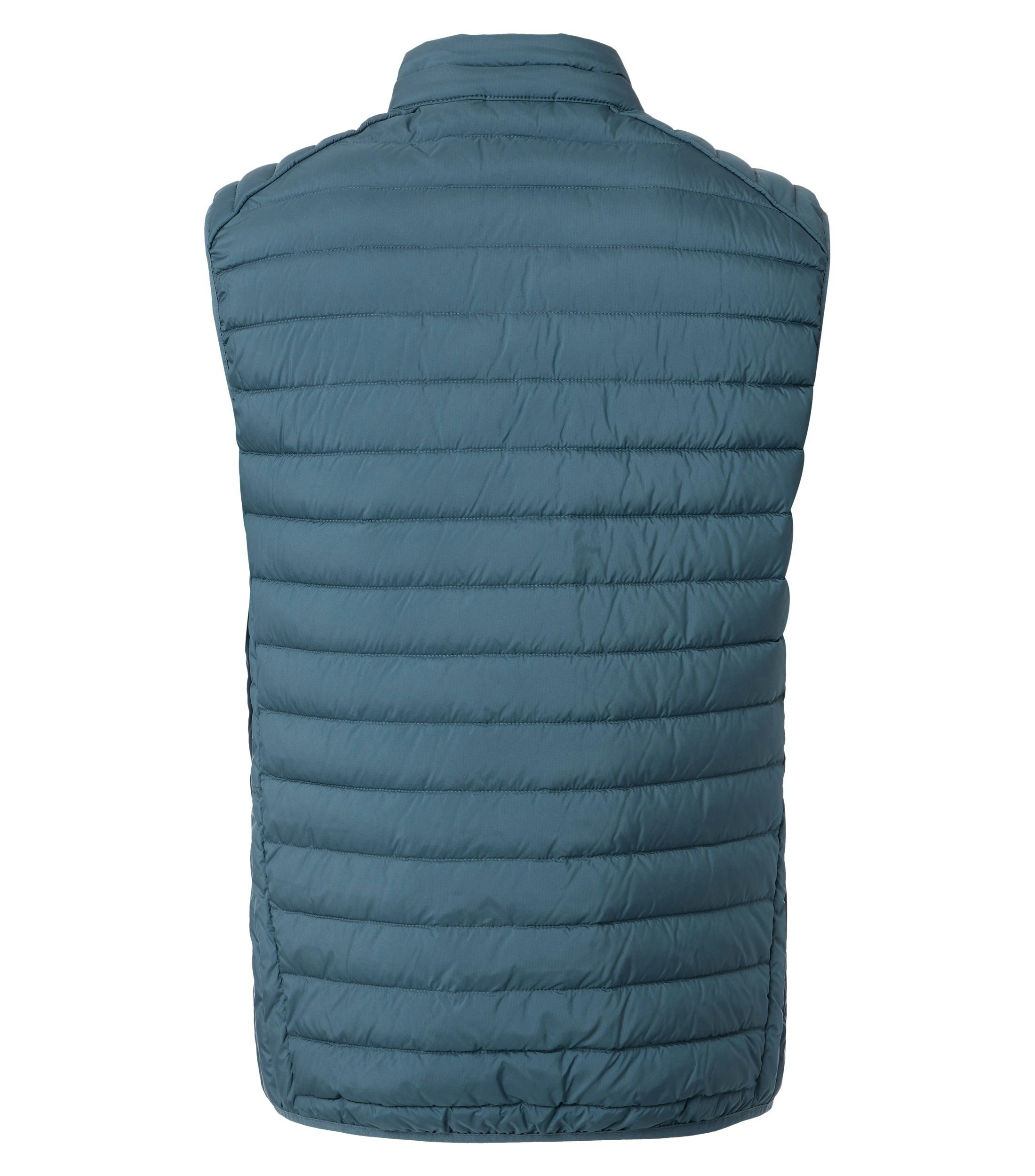 Eine Weste im uni Muster in der Farbe Blau