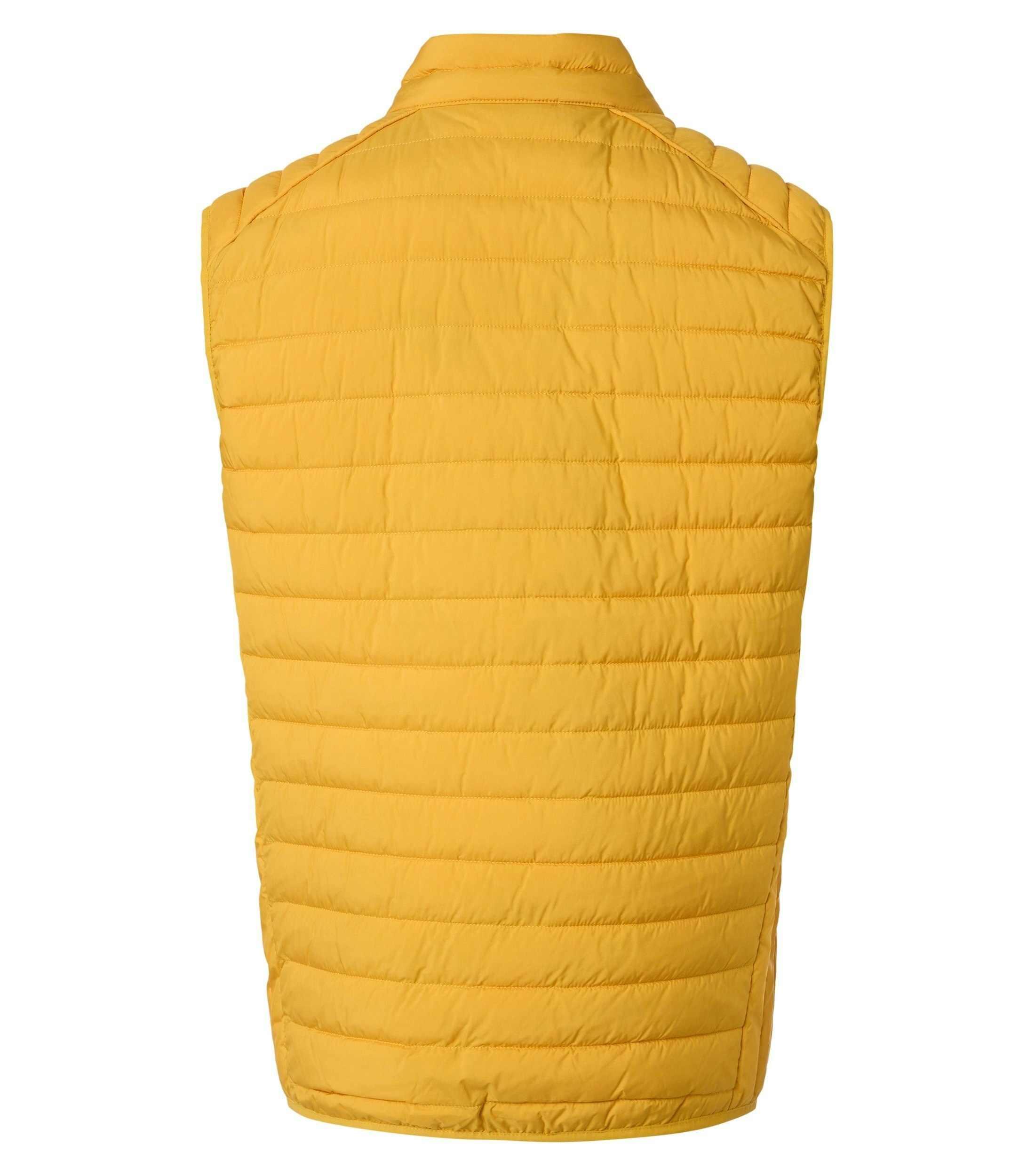 Eine Weste im uni Muster in der Farbe Gelb