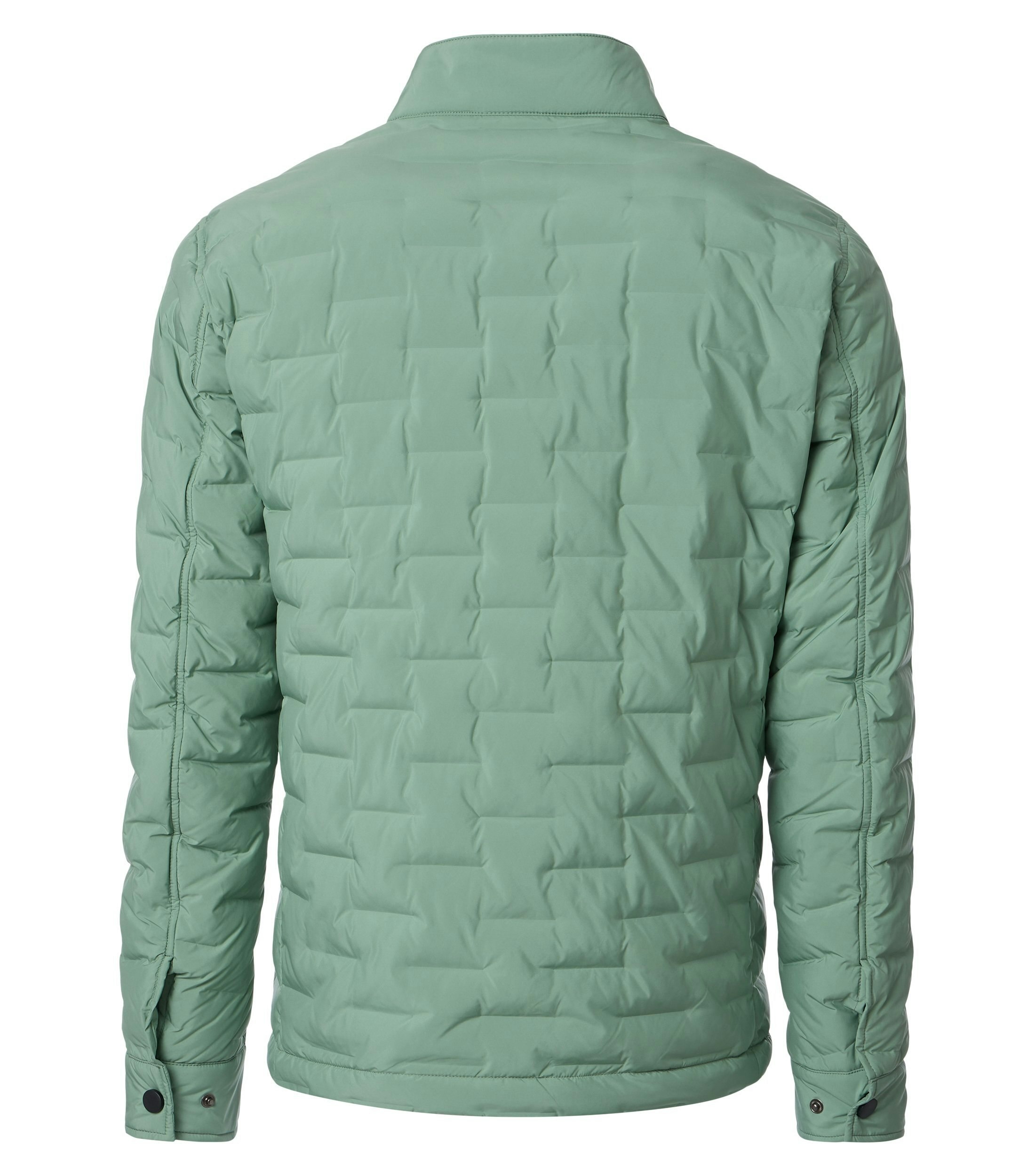 Eine Jacke im uni Muster in der Farbe Hellgrün