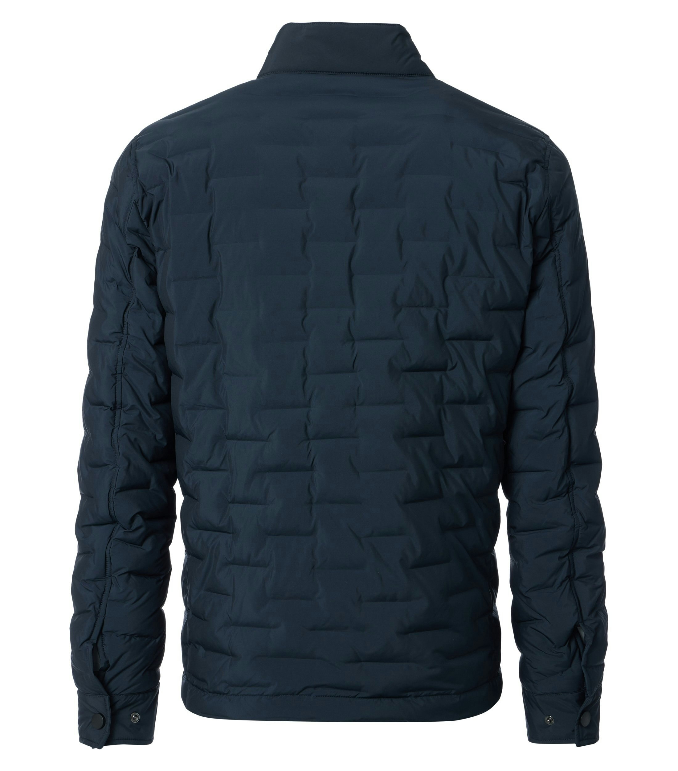 Eine Jacke im uni Muster in der Farbe Dunkelblau