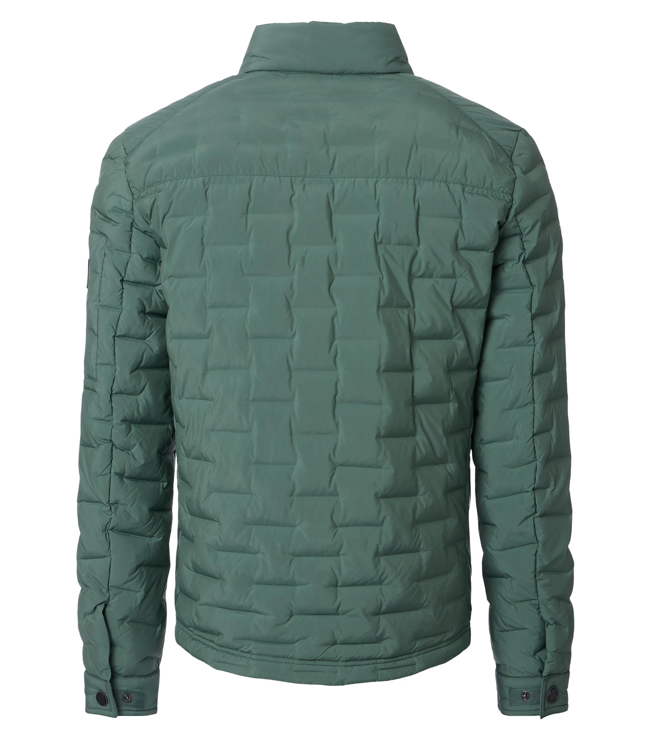 Jacke im unifarbenen Design in der Farbe Grün