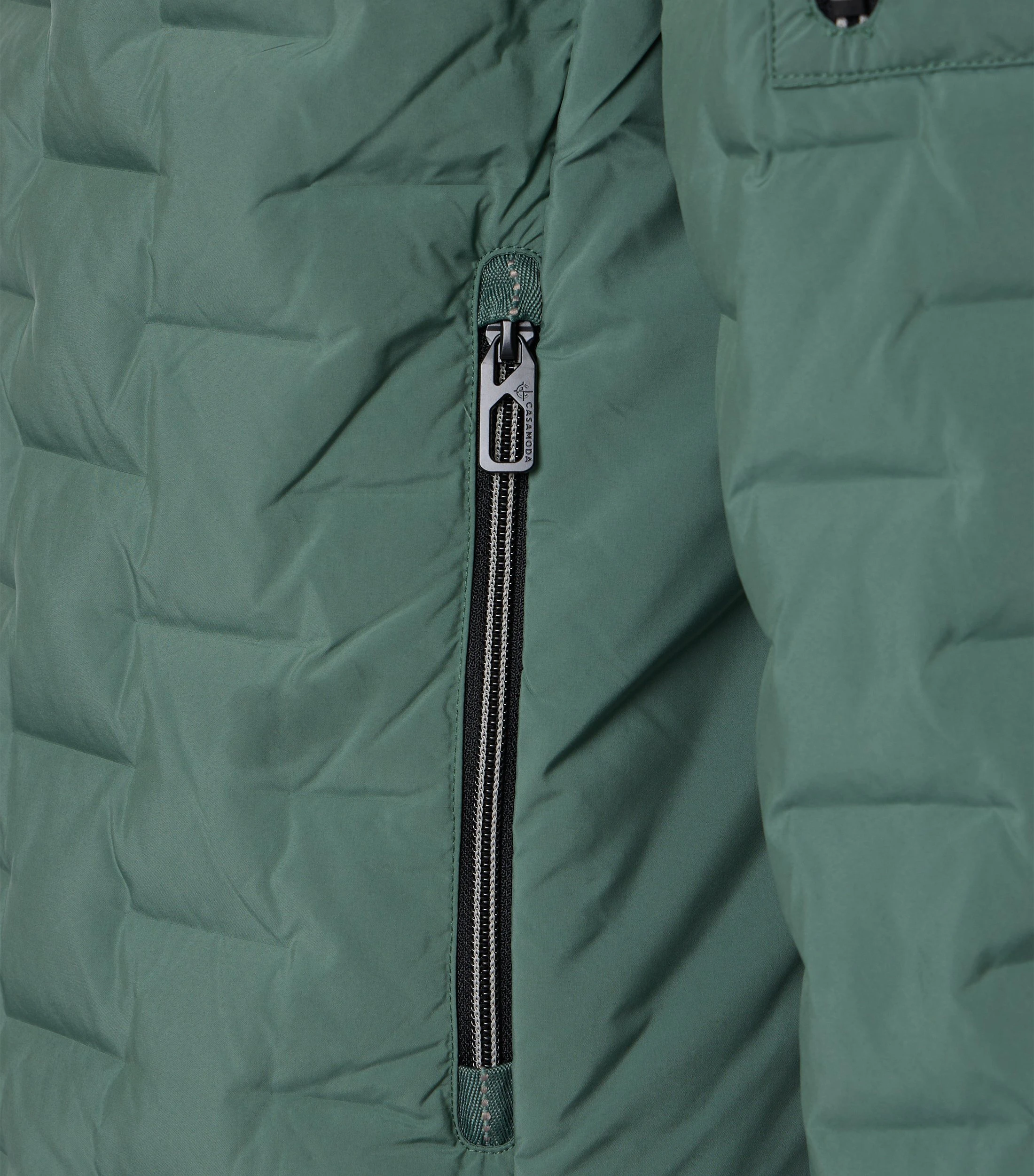 Jacke im unifarbenen Design in der Farbe Grün