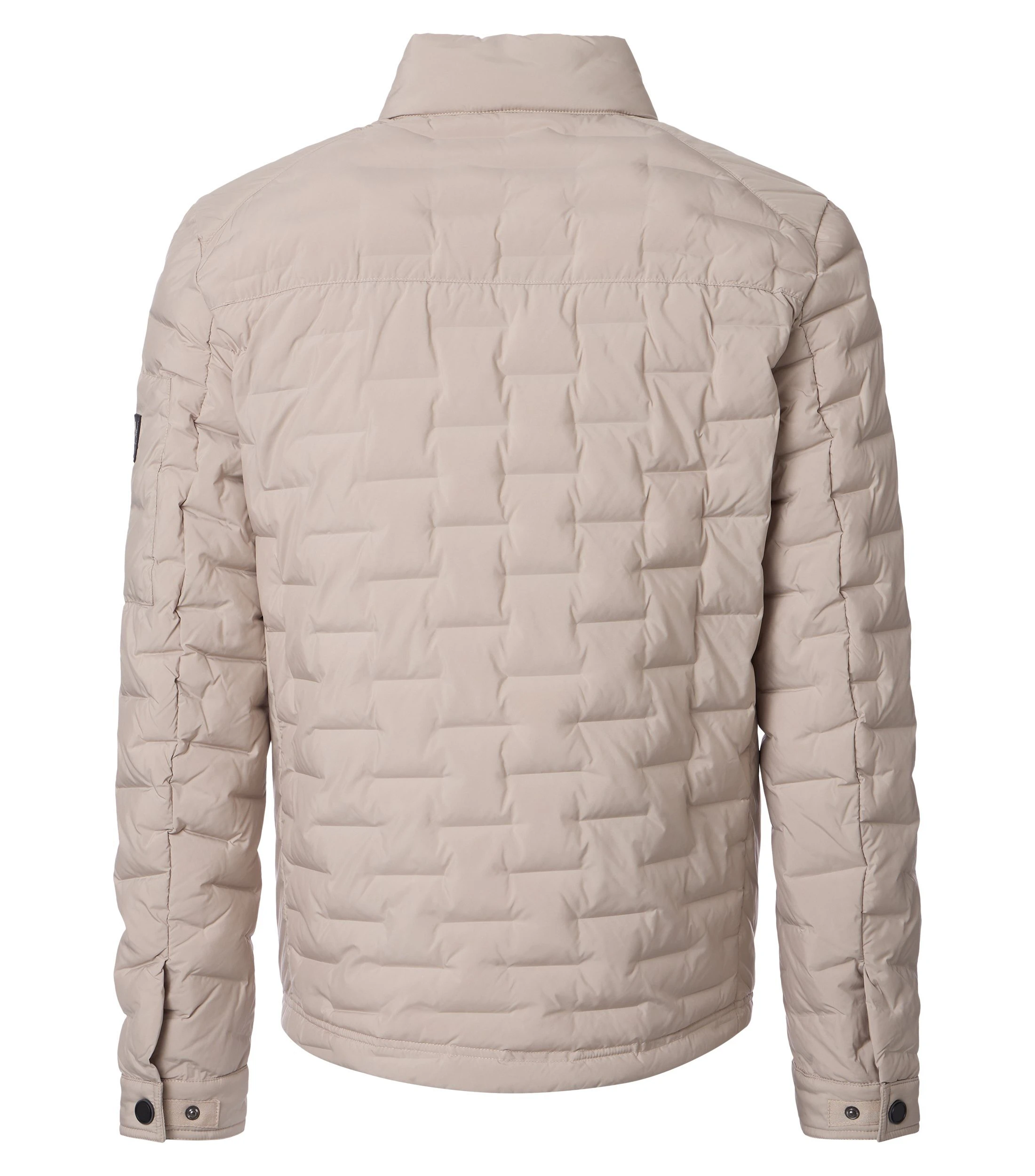 Jacke im unifarbenen Design in der Farbe Beige