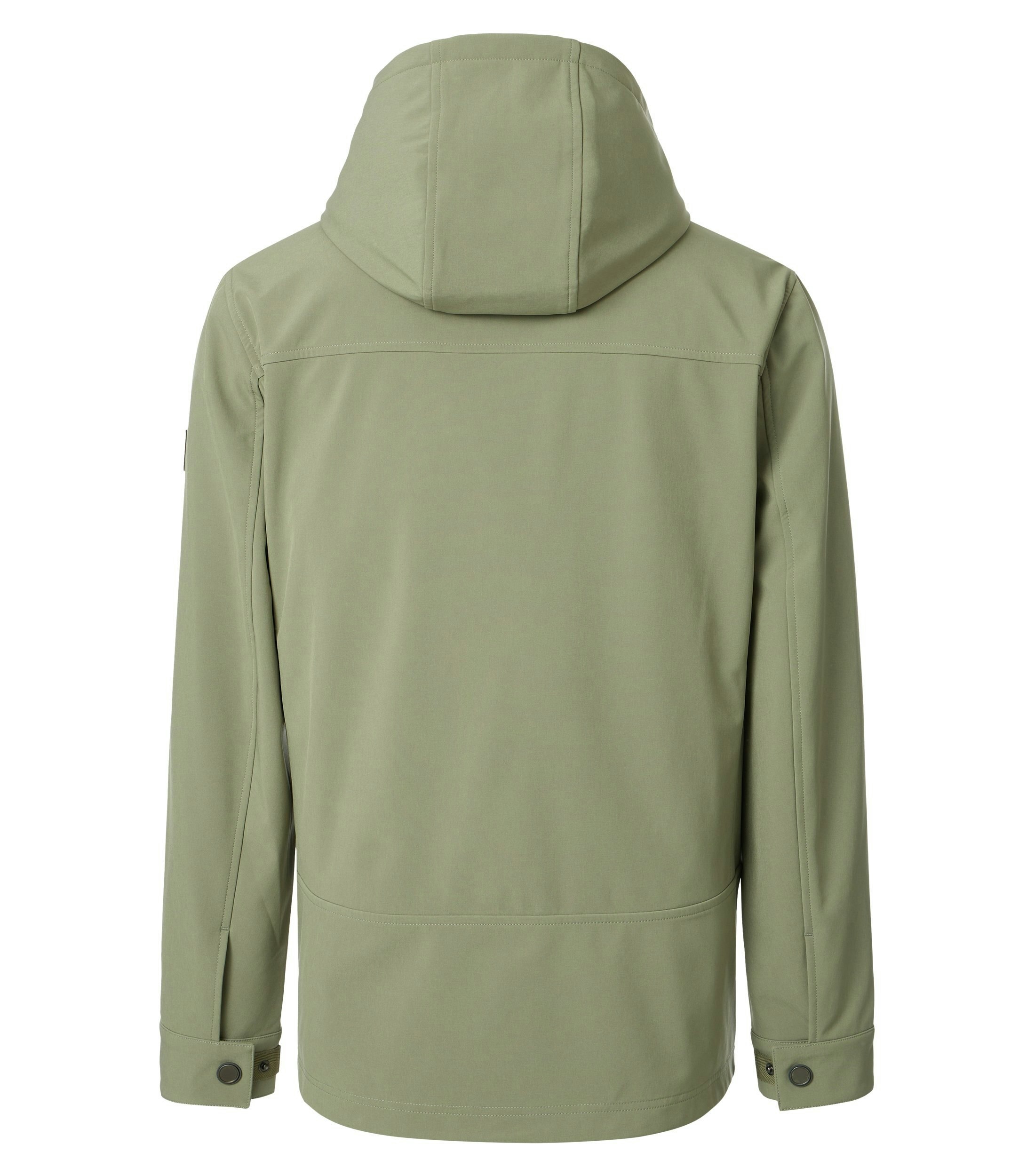 Eine Jacke im uni Muster in der Farbe Hellgrün