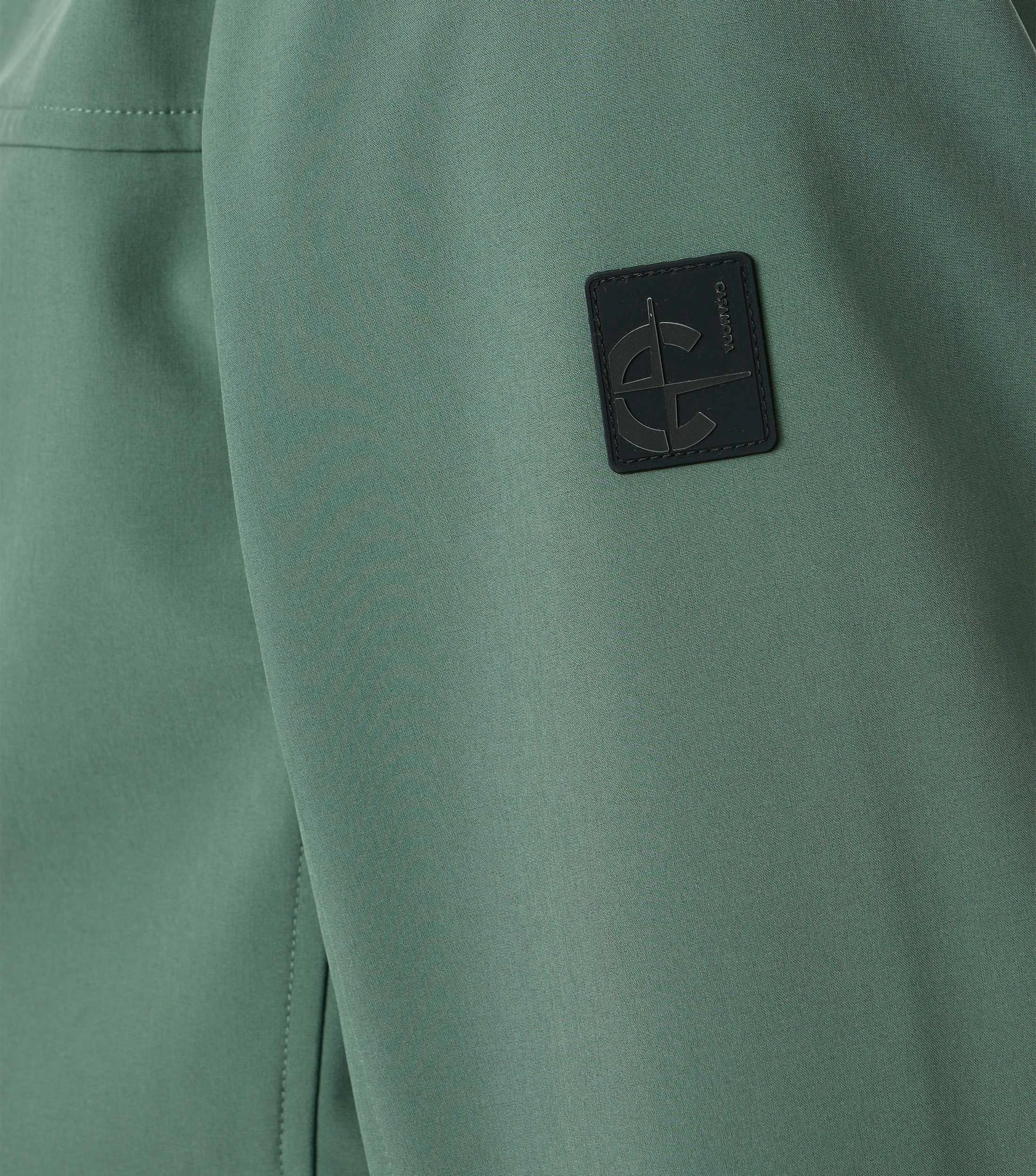 Softshelljacke im unifarbenen Design in der Farbe Grün