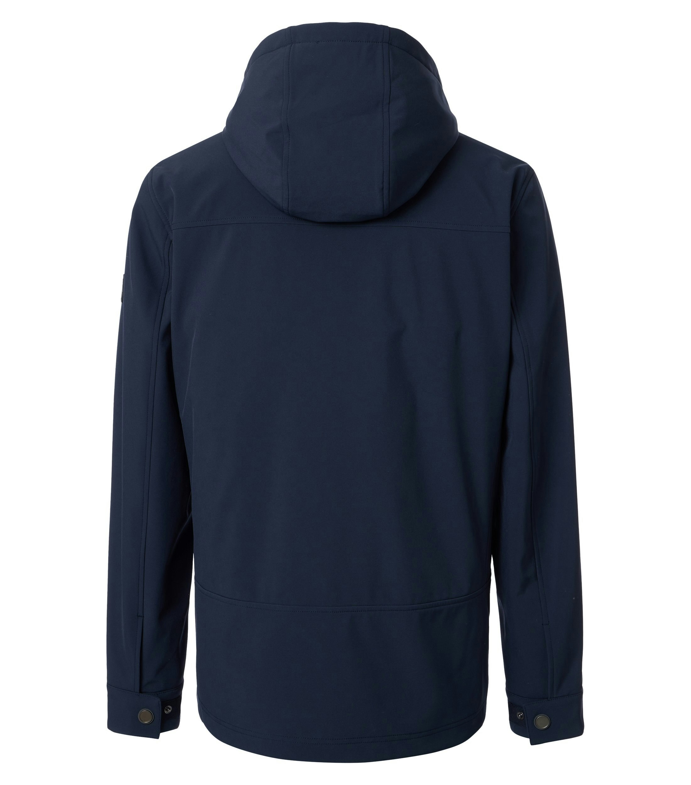 Eine Jacke im uni Muster in der Farbe Dunkelblau