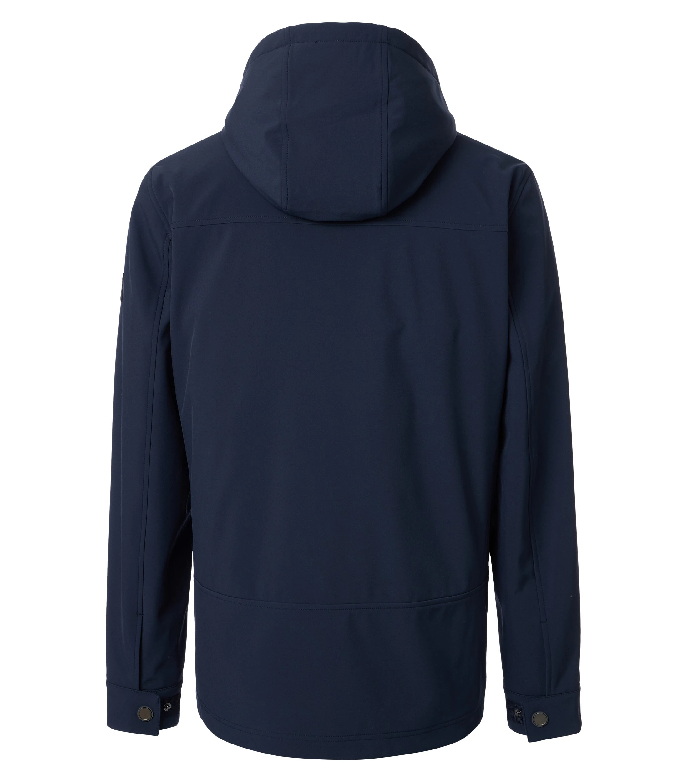 Softshelljacke im unifarbenen Design in der Farbe Dunkelblau