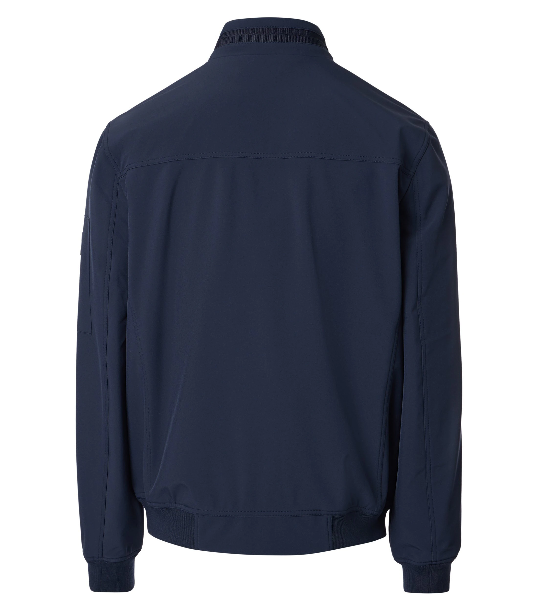 Softshelljacke im unifarbenen Design in der Farbe Dunkelblau