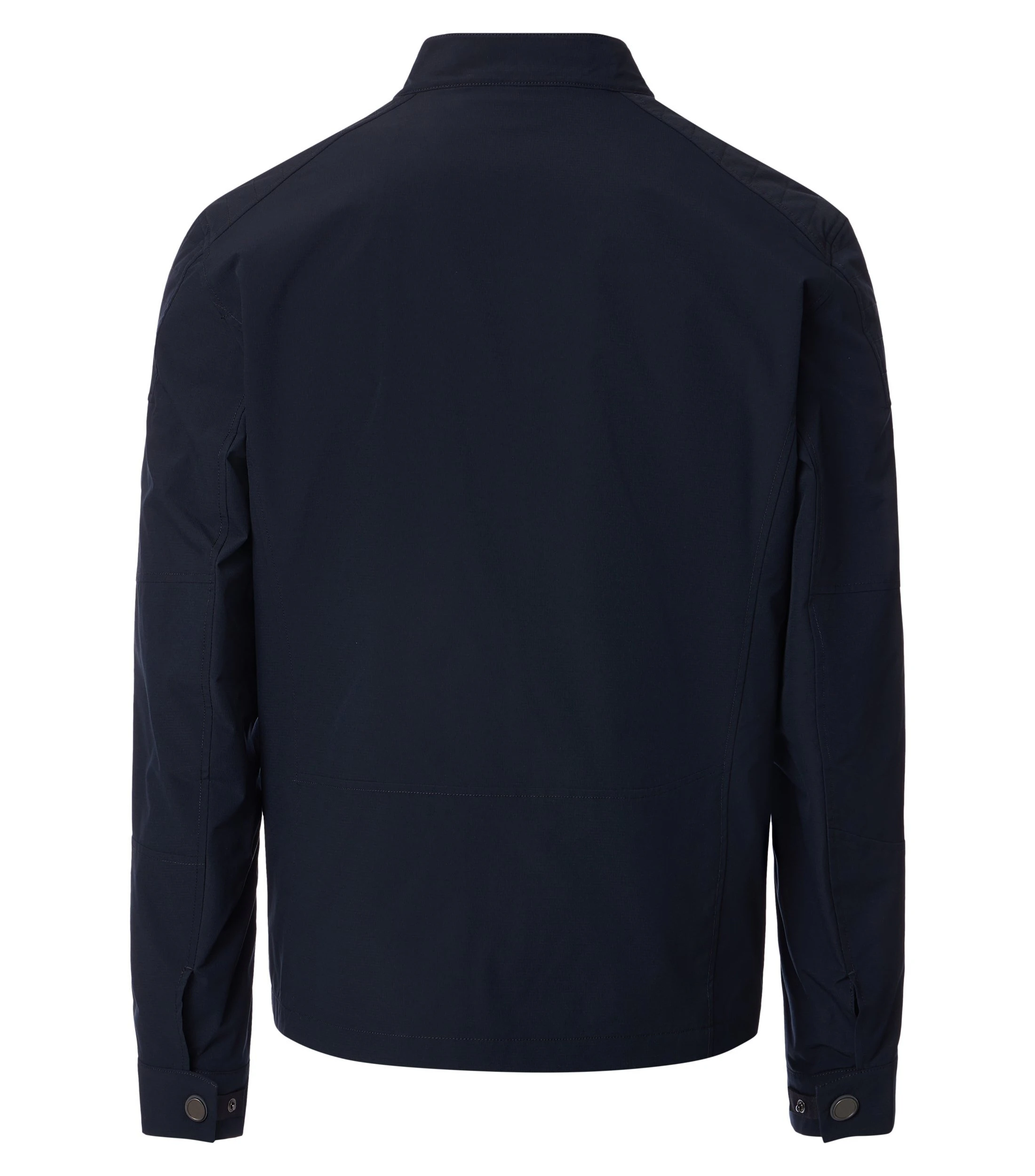 Jacke im unifarbenen Design in der Farbe Dunkelblau
