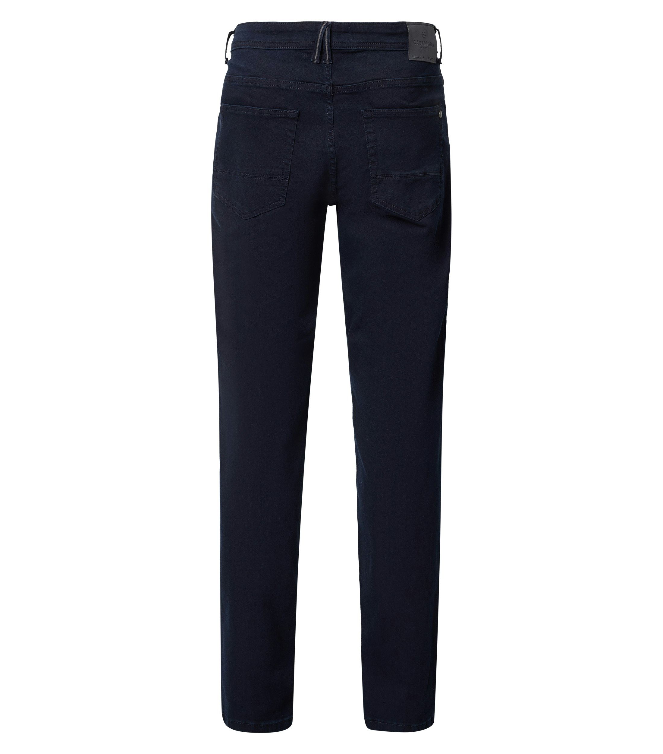 Eine Jeans im uni Muster in der Farbe Dunkelblau