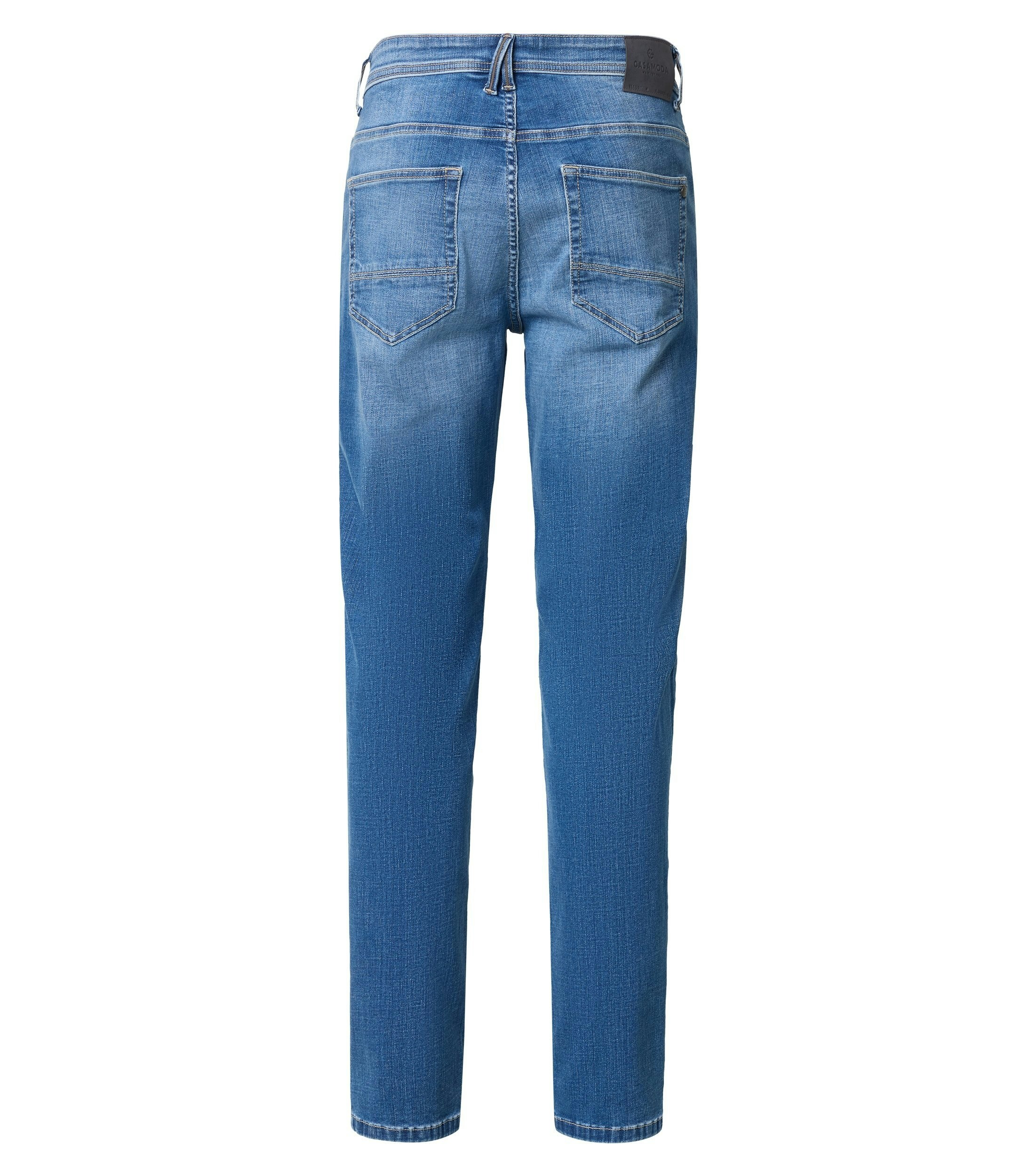 Eine Jeans im uni Muster in der Farbe Hellblau