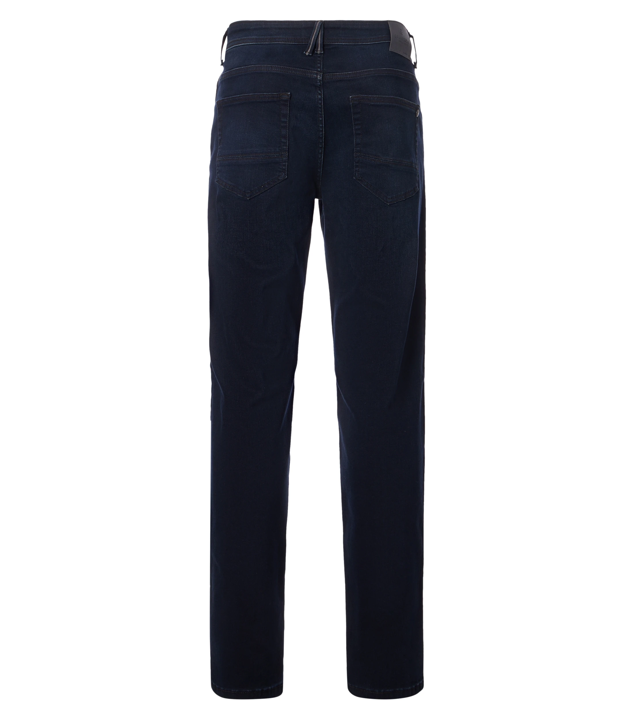 Jeans im unifarbenen Design in der Farbe Dunkelblau