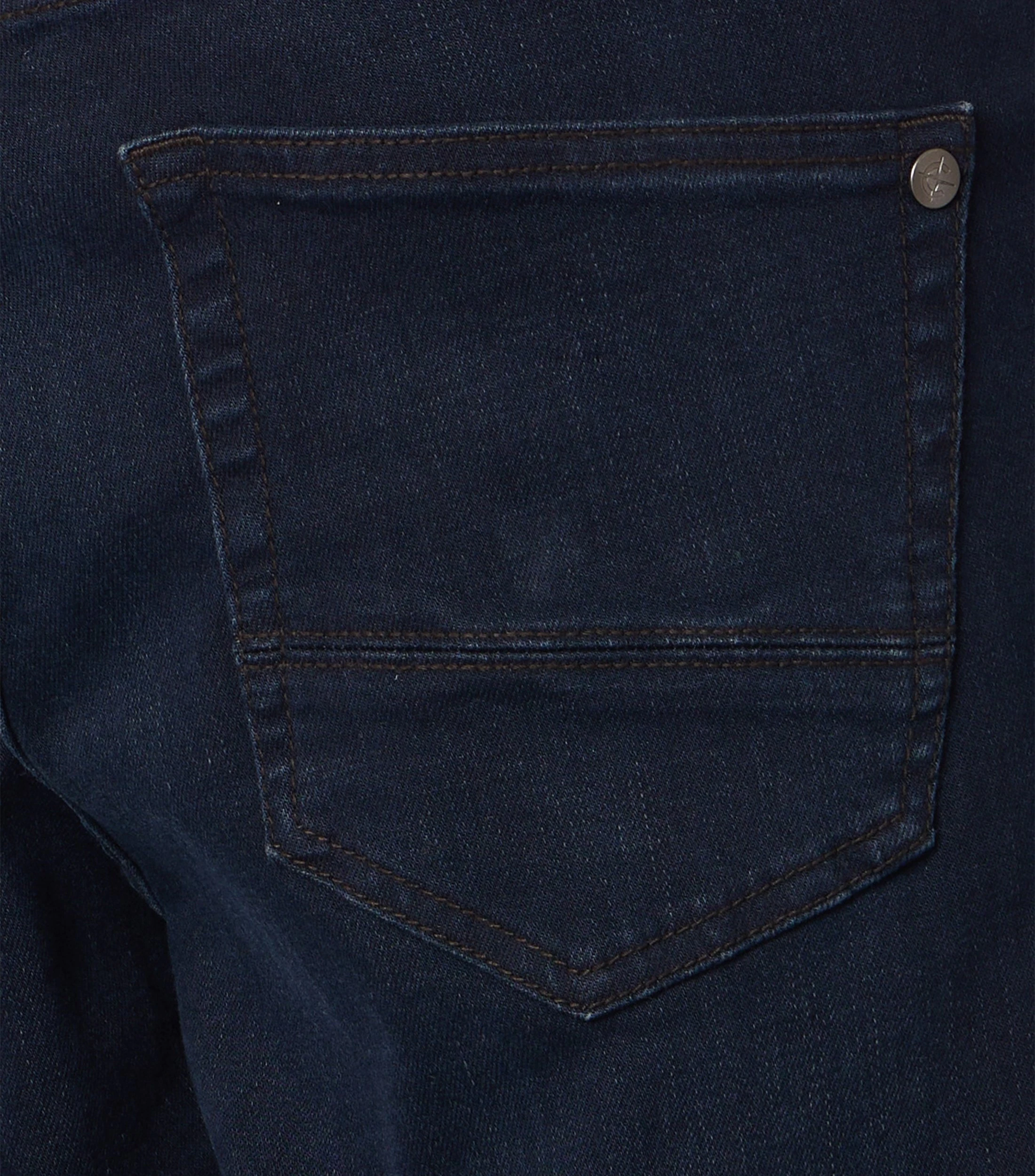 Jeans im unifarbenen Design in der Farbe Dunkelblau
